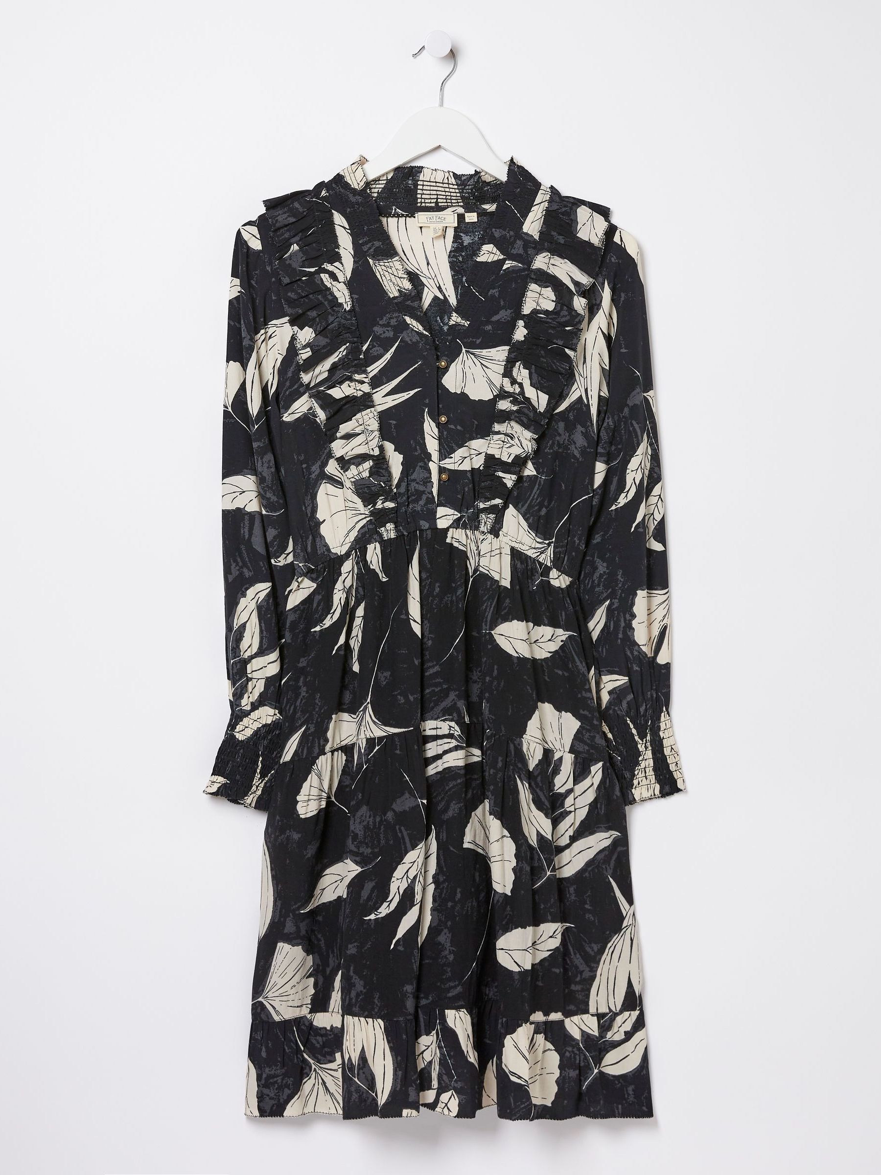 Black Darcey Twilight Leaves Dress - Image 7 of 7