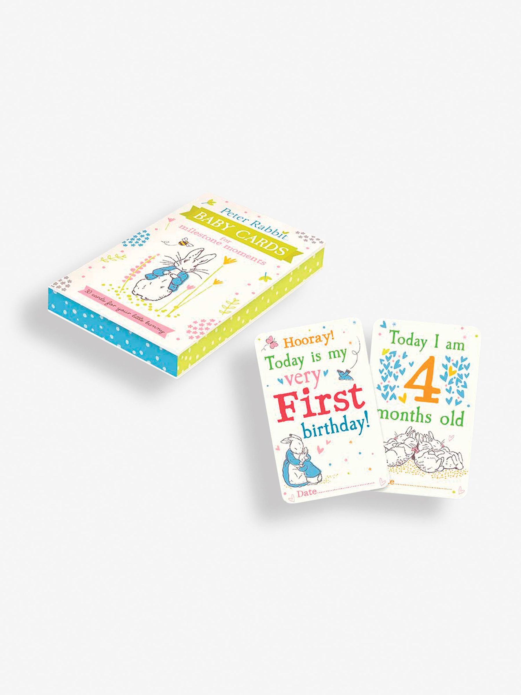 Peter Rabbit Baby Cards for Milestone Moments - Image 1 of 2