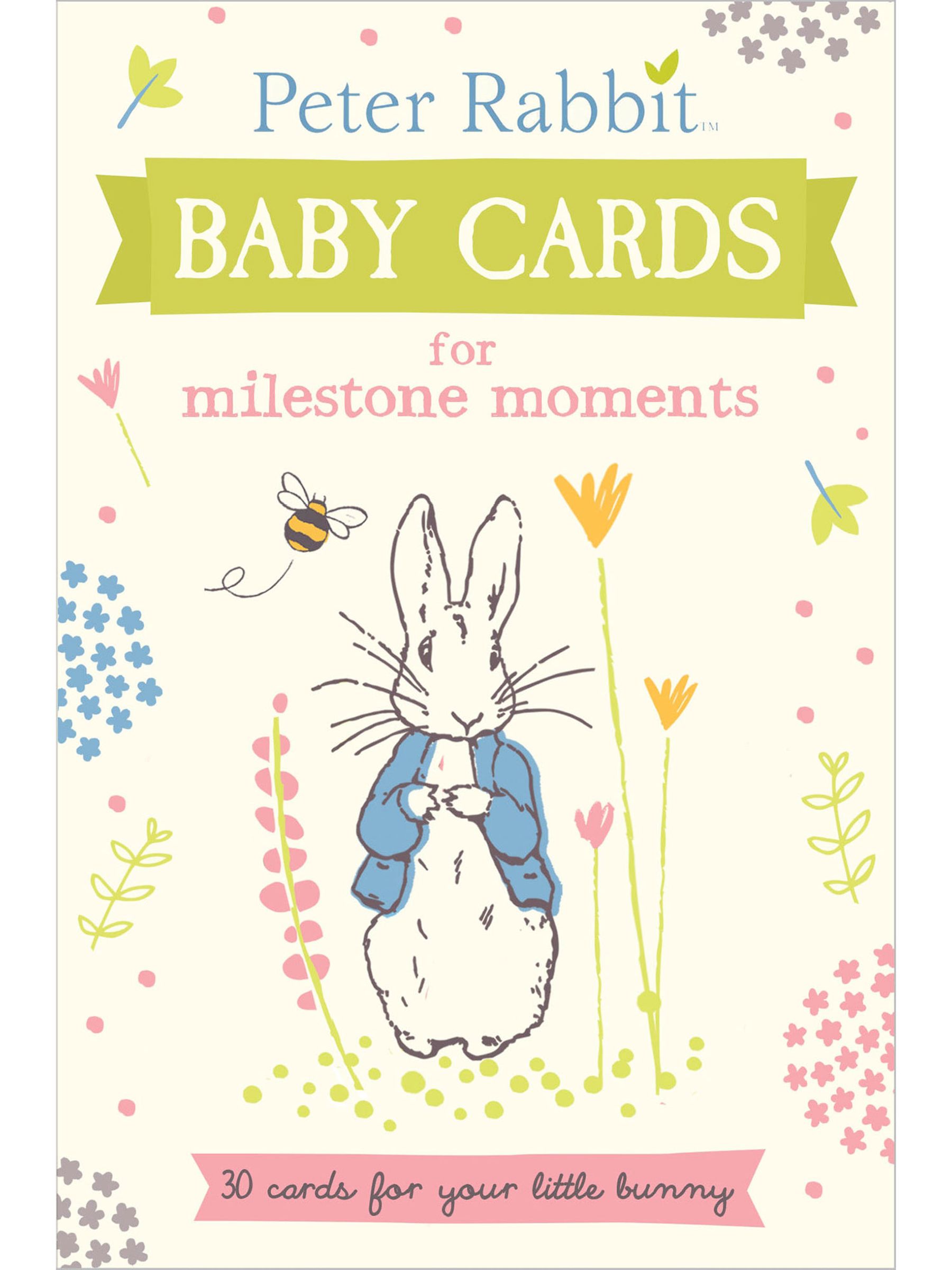 Peter Rabbit Baby Cards for Milestone Moments - Image 2 of 2