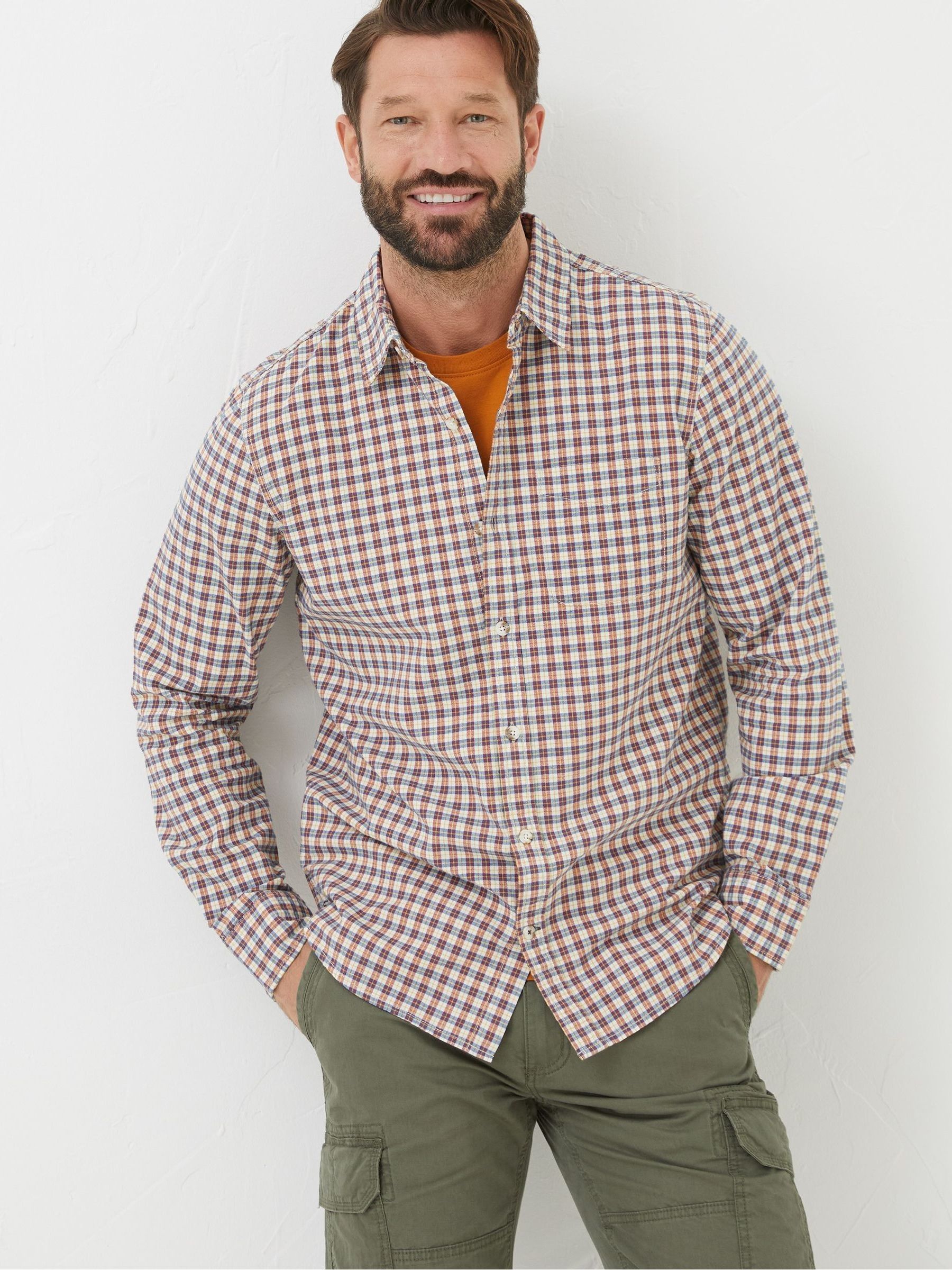 Red Everly Check Shirt - Image 1 of 5