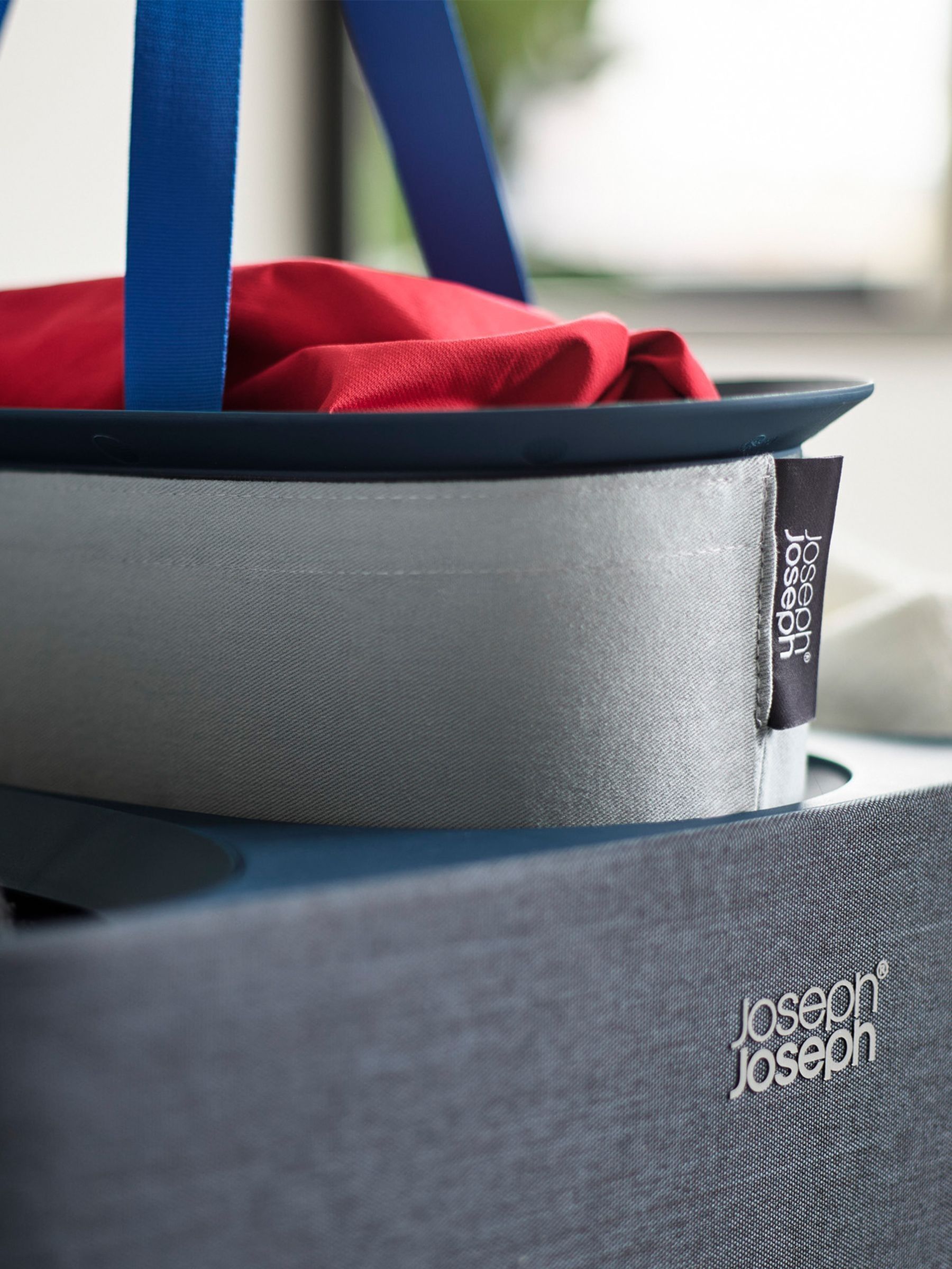 Joseph Joseph Black Tota Trio 90L Laundry Separation Basket - Image 4 of 7