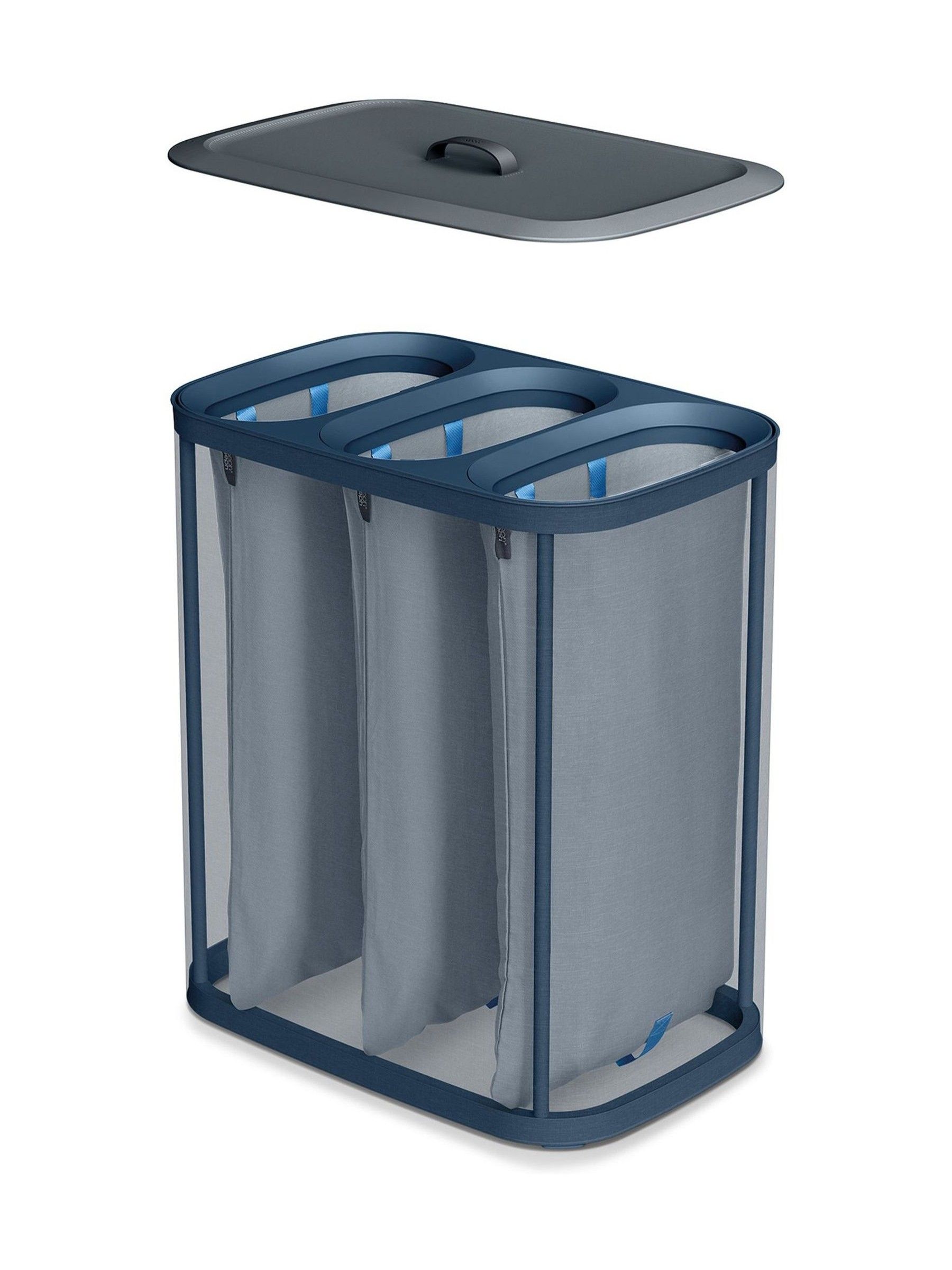 Joseph Joseph Black Tota Trio 90L Laundry Separation Basket - Image 5 of 7