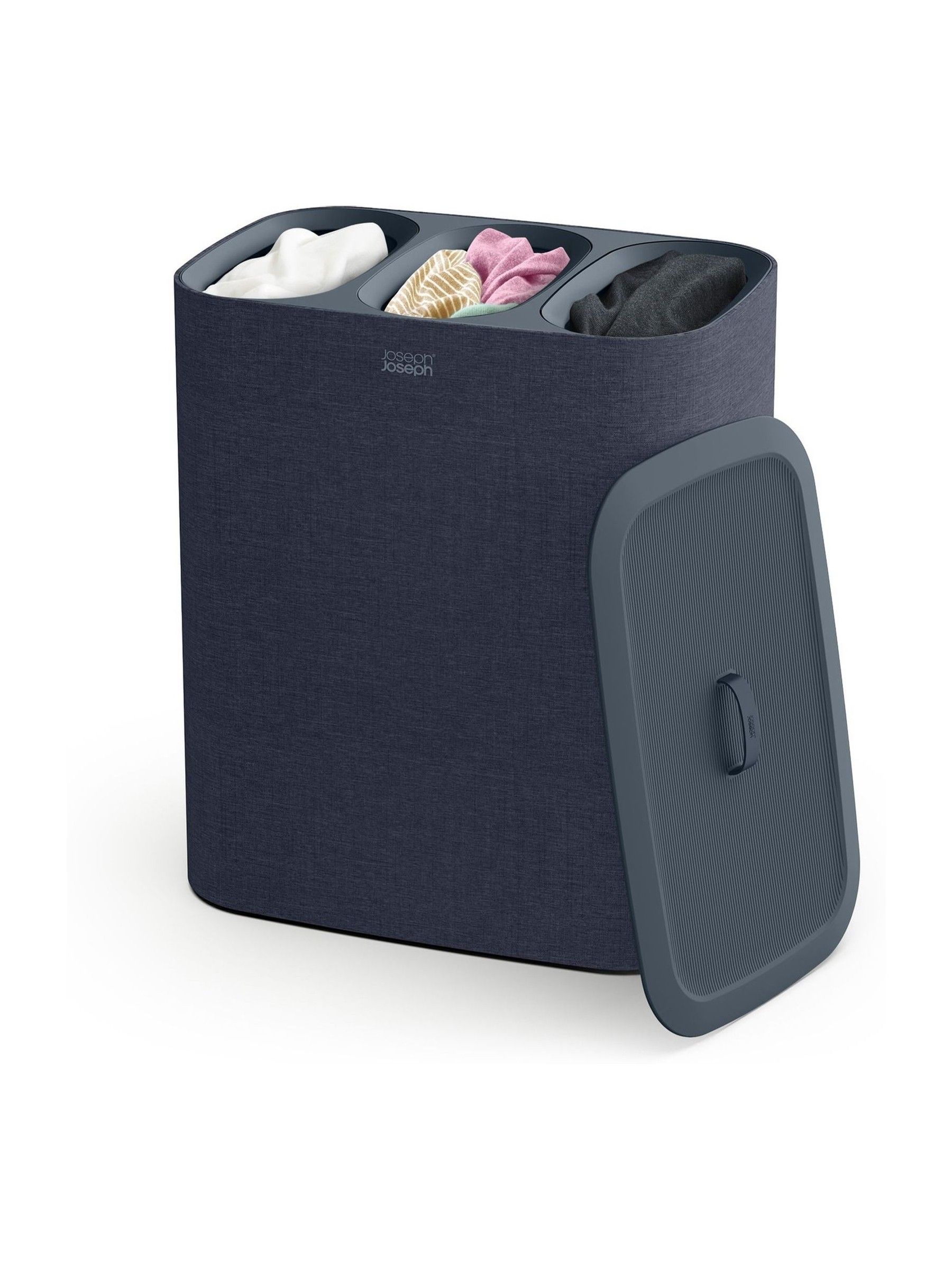 Joseph Joseph Black Tota Trio 90L Laundry Separation Basket - Image 6 of 7