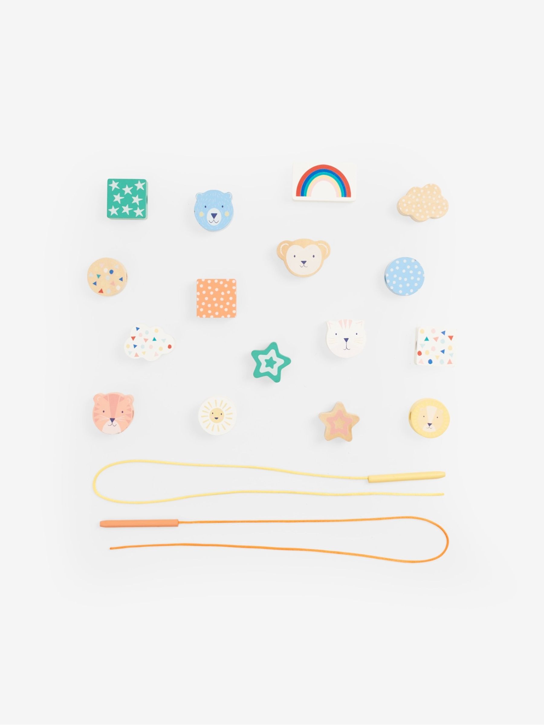 Animal Wooden Threading Beads - Image 1 of 8