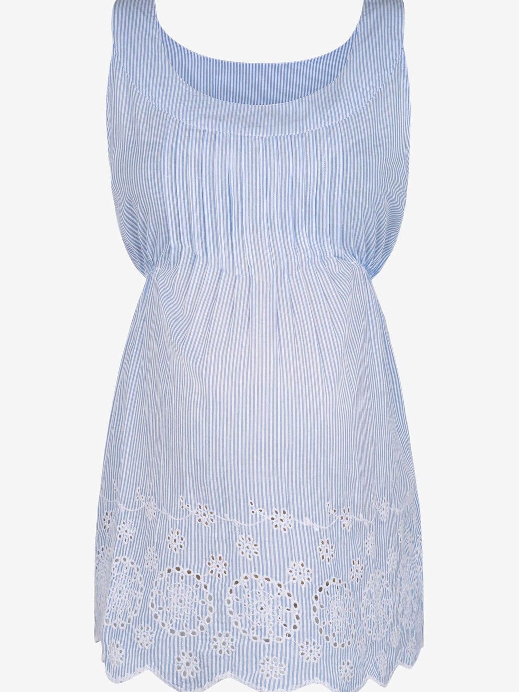 Blue Ticking Stripe Maternity Camisole - Image 5 of 5