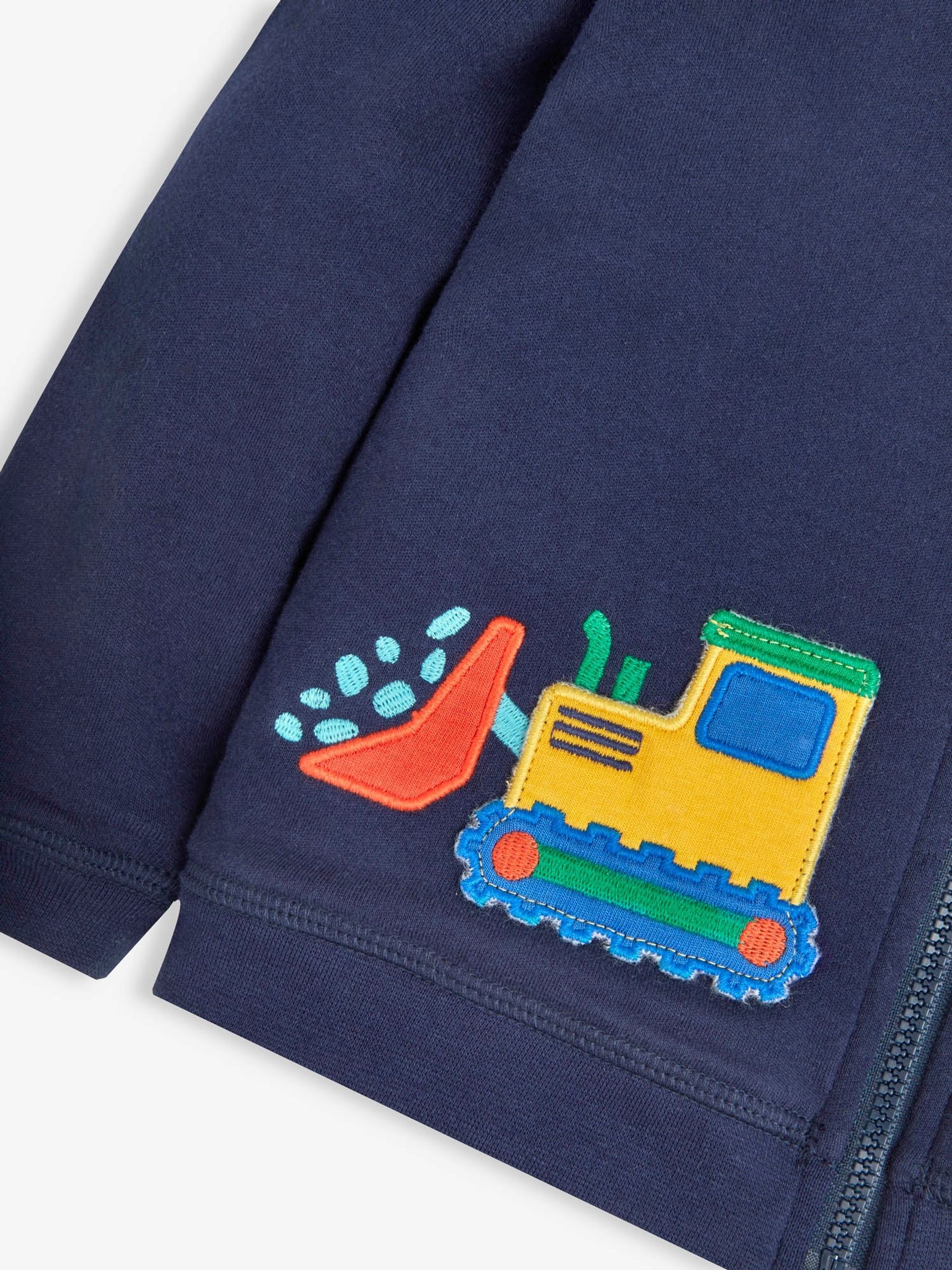 Navy Digger Appliqué Reversible Hoodie - Image 4 of 5
