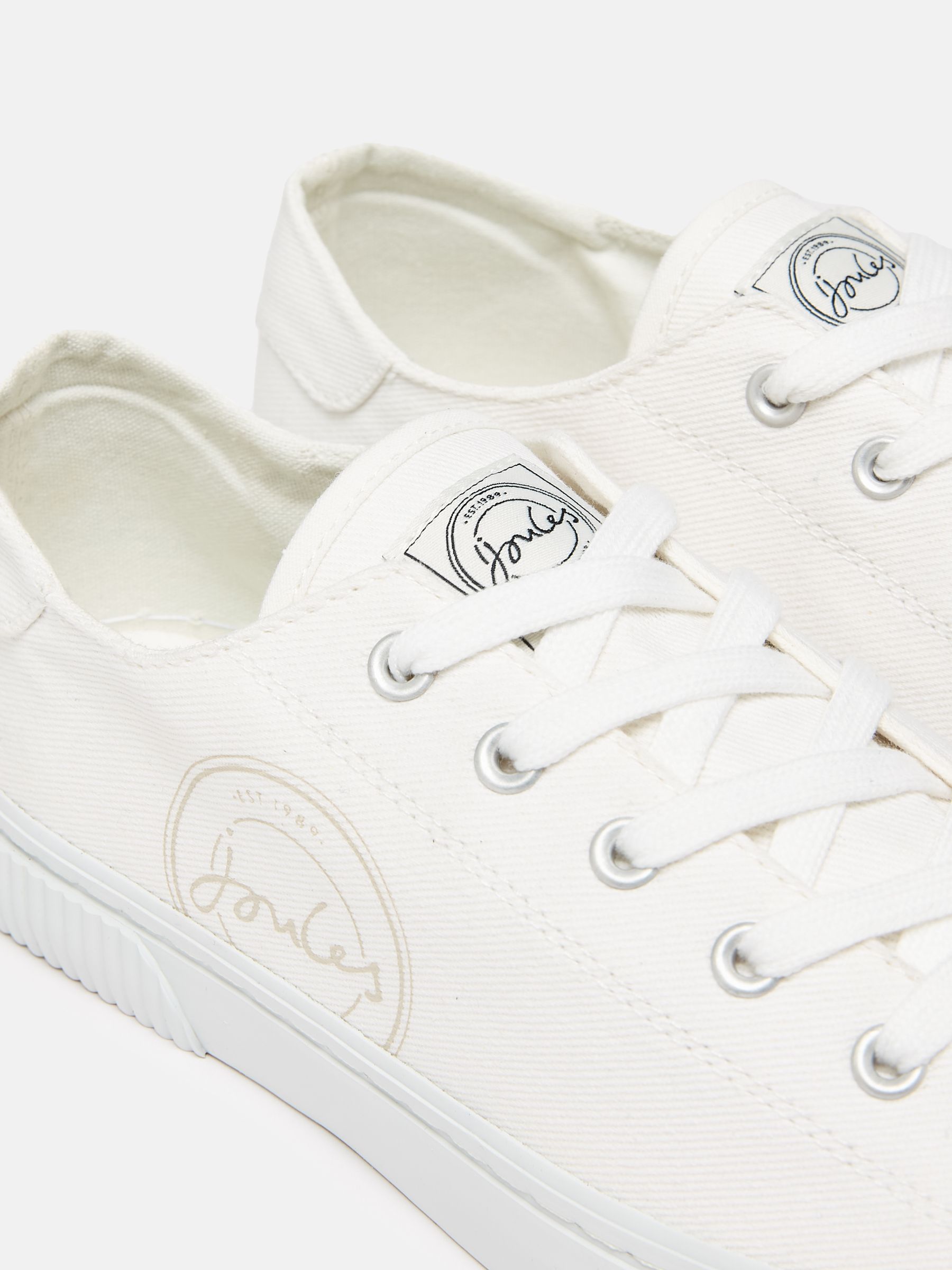 Coast White Canvas Pumps - Image 6 of 7