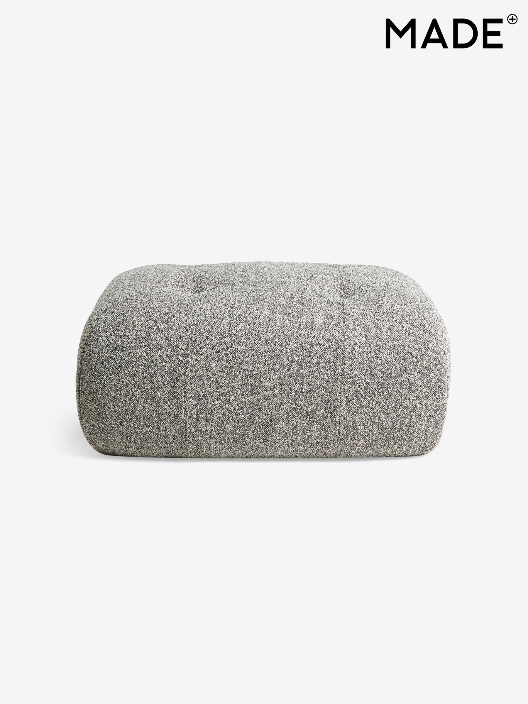 Alban Modular Footstool in Grey Marl Pax Boucle - Image 14 of 14