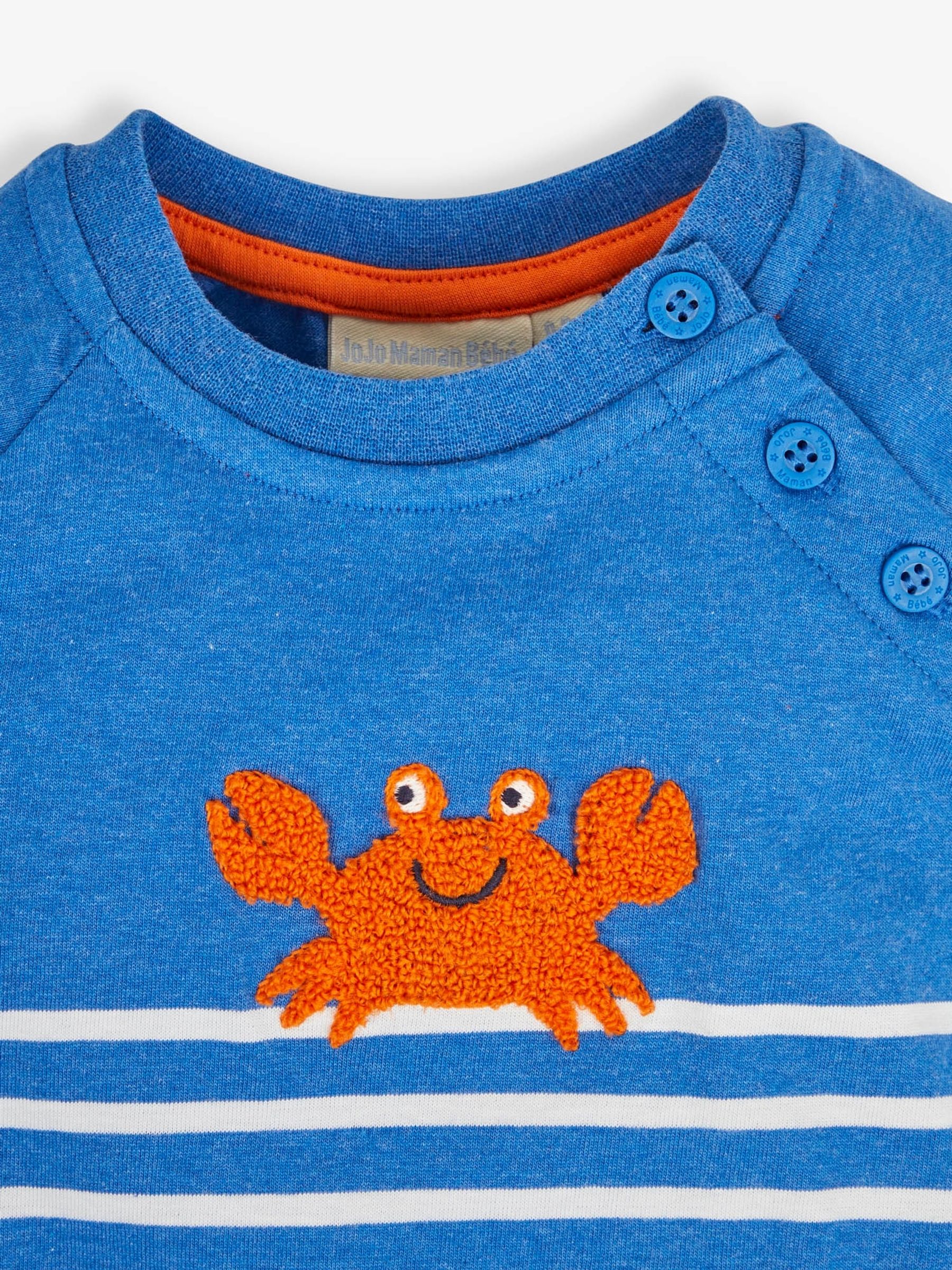 Cobalt Crab Appliqué Romper - Image 2 of 3