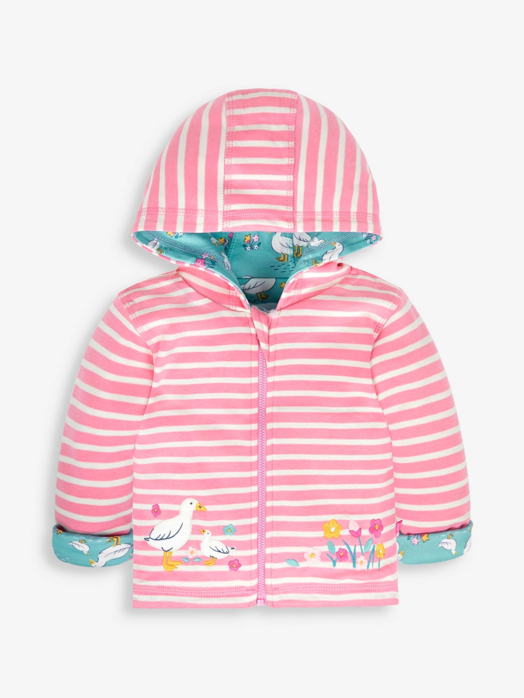 Pink Duck Appliqué Reversible Hoodie - Image 2 of 7