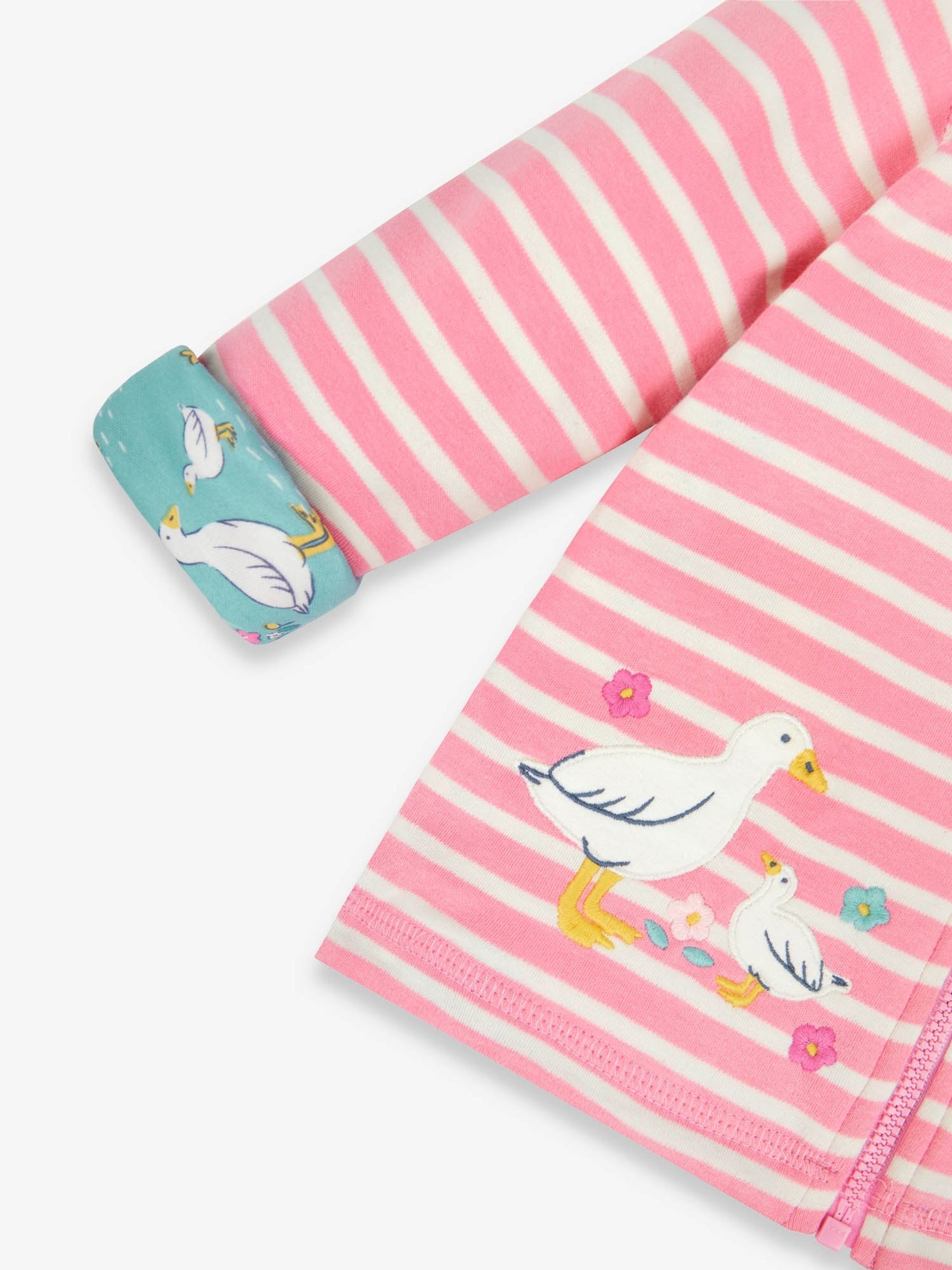 Pink Duck Appliqué Reversible Hoodie - Image 4 of 7