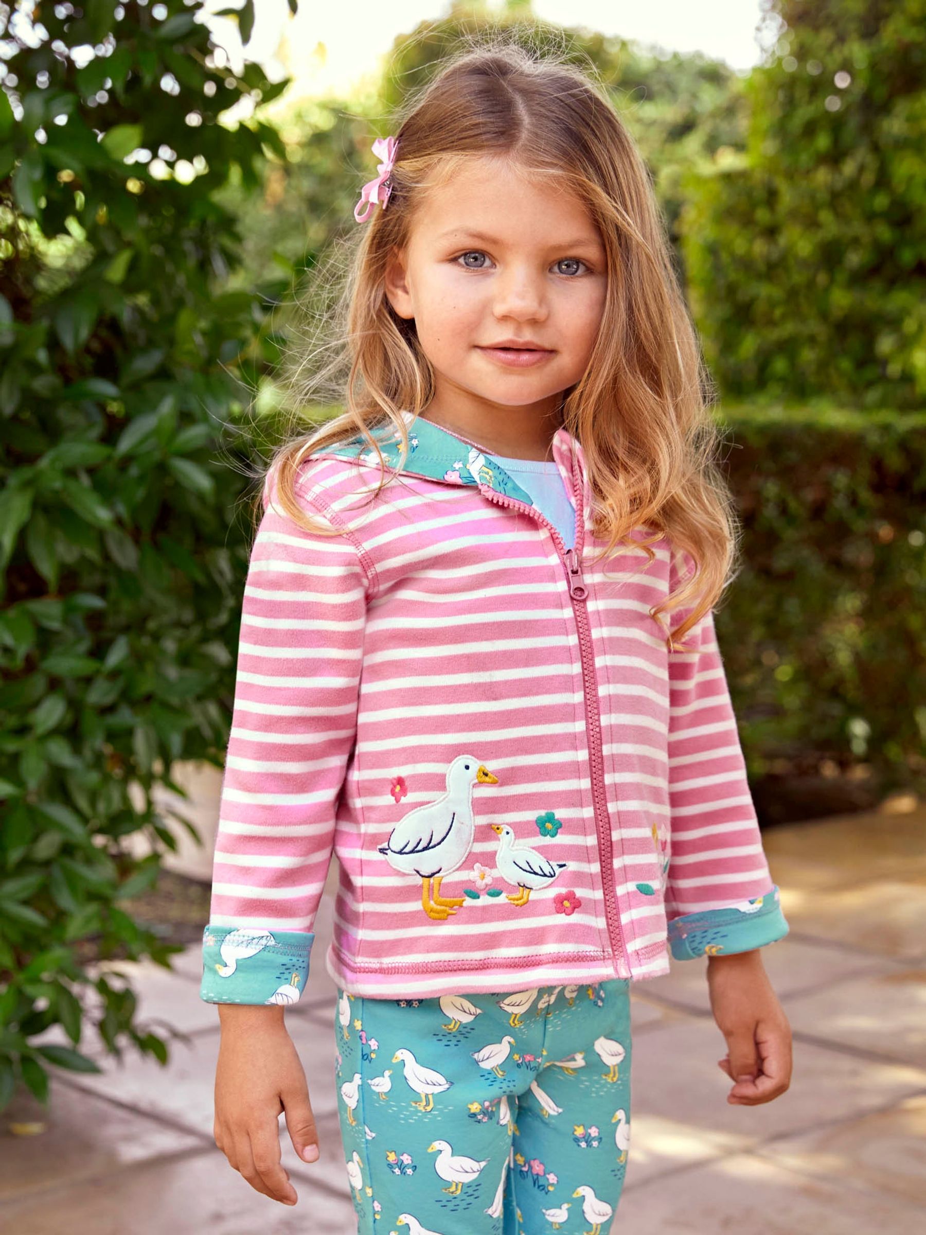 Pink Duck Appliqué Reversible Hoodie - Image 6 of 7