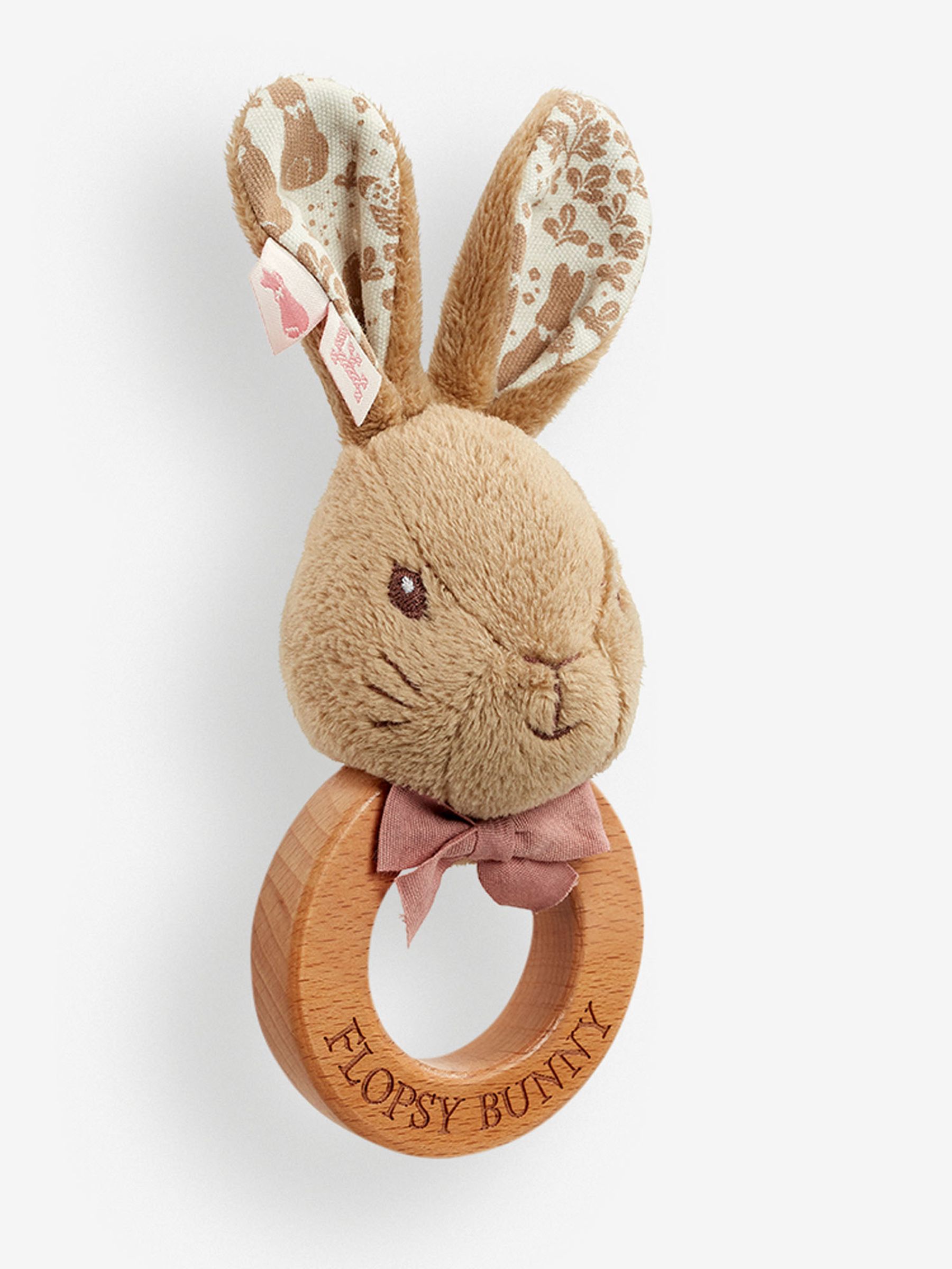 Signature Flopsy Bunny Wooden Ring Rattle - Image 5 of 6