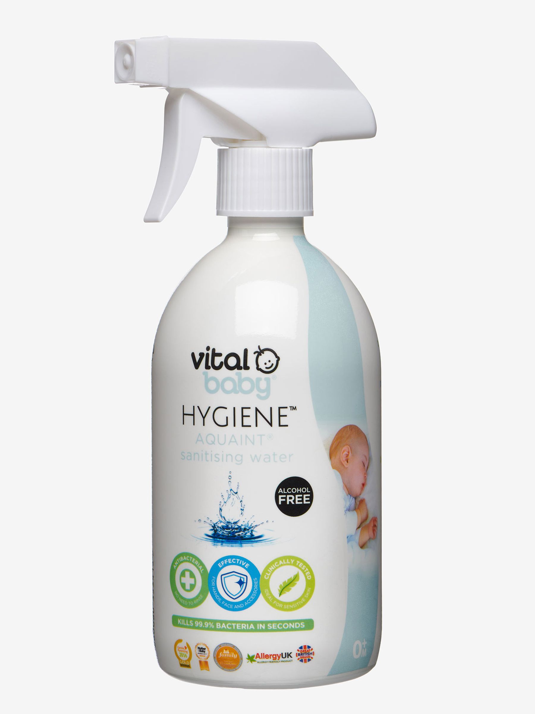 Vital Baby Aquaint Sanitising Water 500ml - Image 1 of 1
