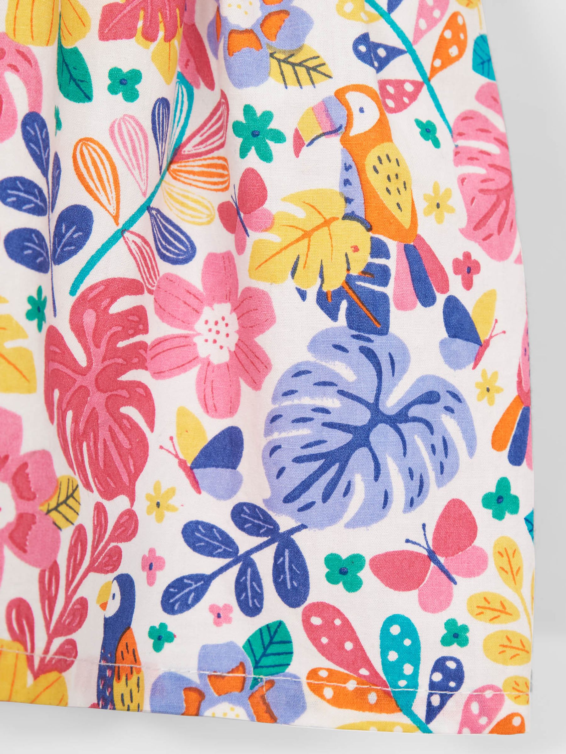 White Girls Tropical Peter Pan Collar Blouse - Image 4 of 4
