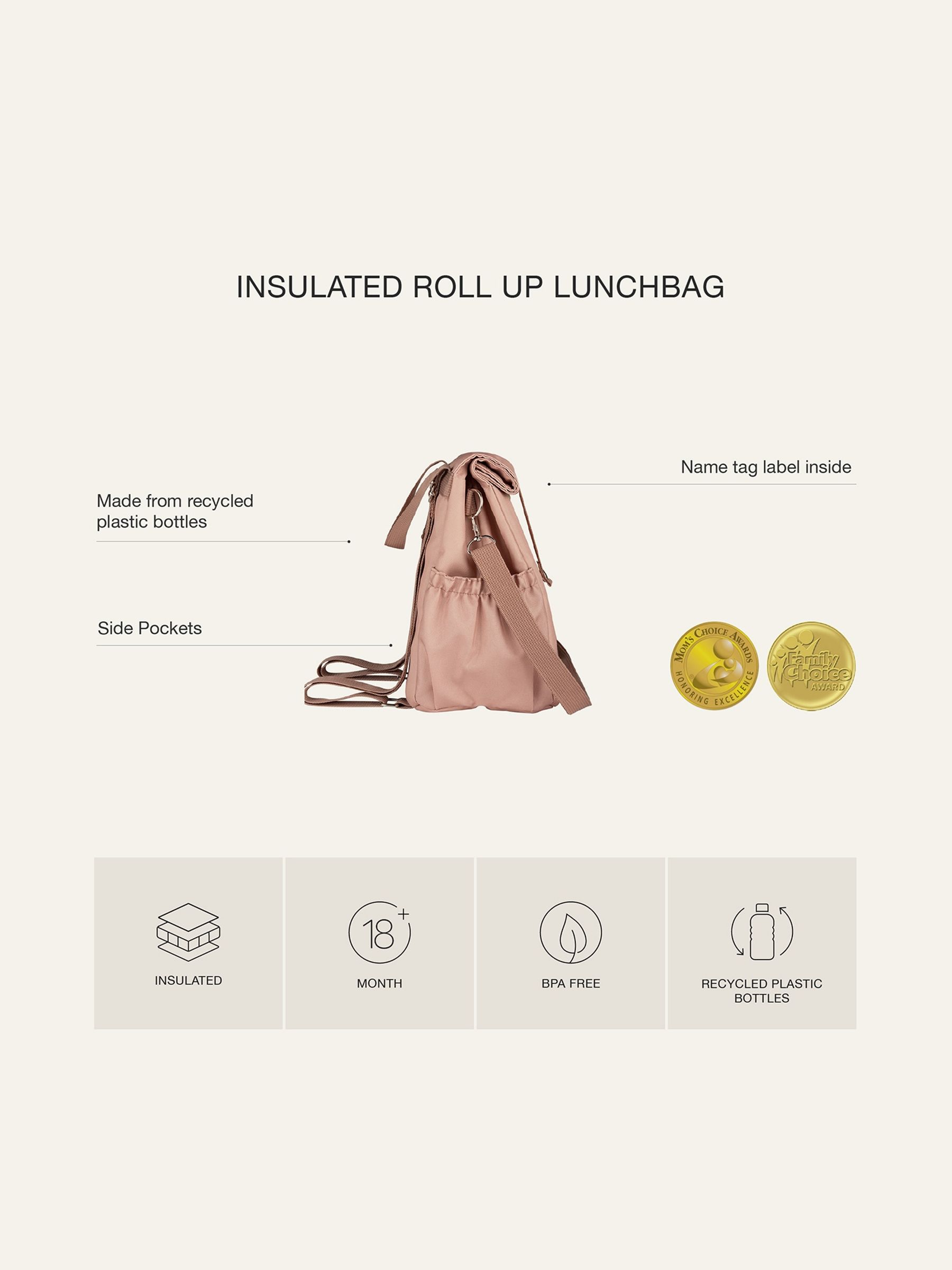 Citron Thermal Roll-Up Unicorn Lunch Bag Backpack - Image 4 of 4
