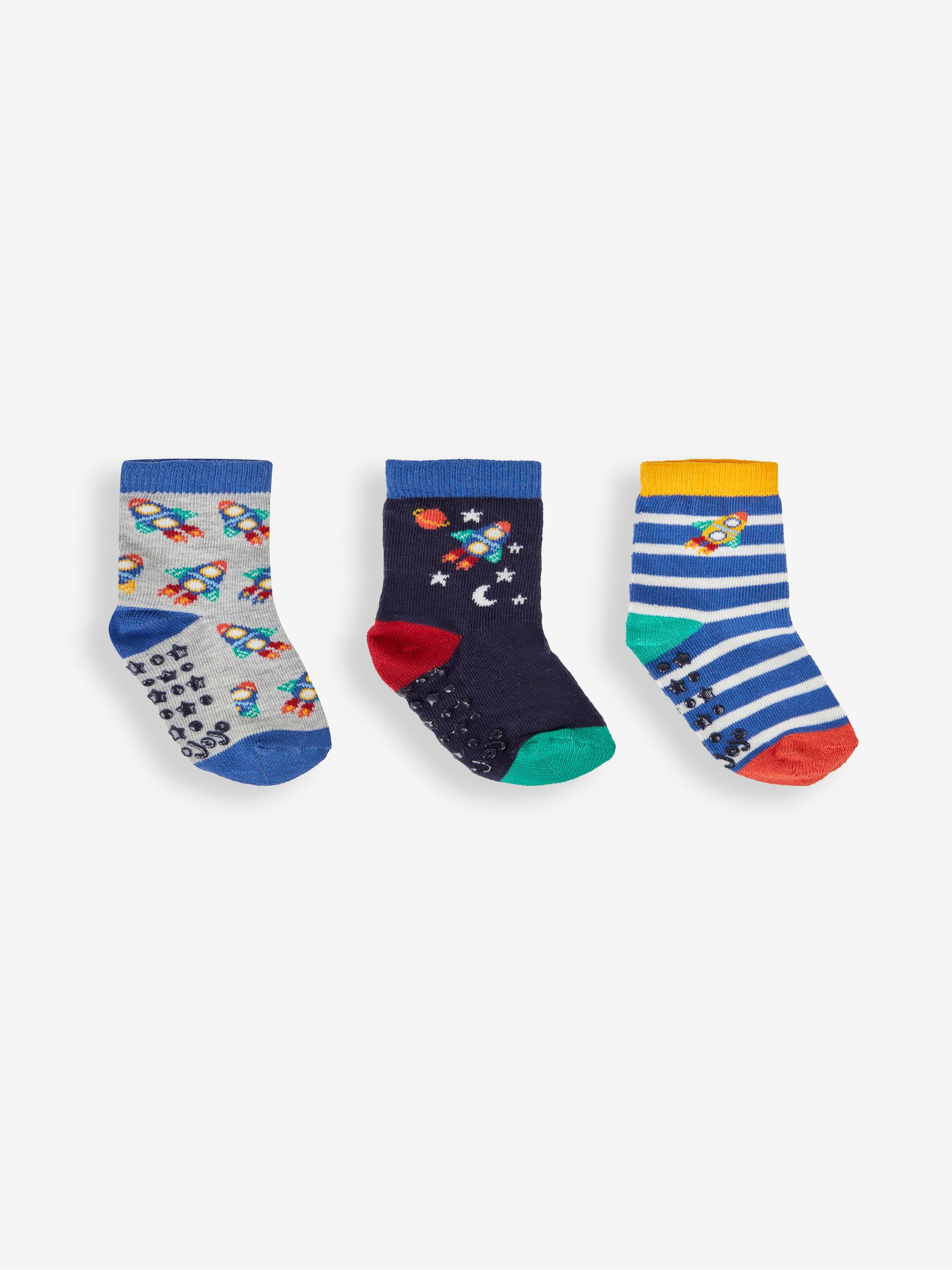 Navy 3-Pack Rocket Socks - Image 1 of 4