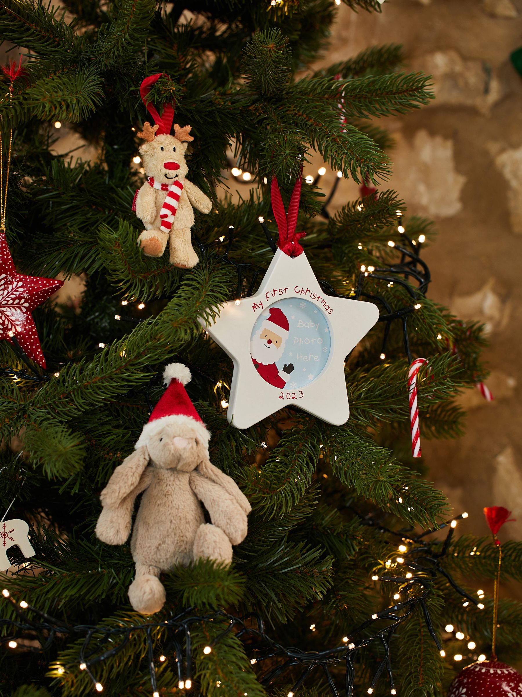 My First Christmas 2023 Star Decoration - Image 1 of 3