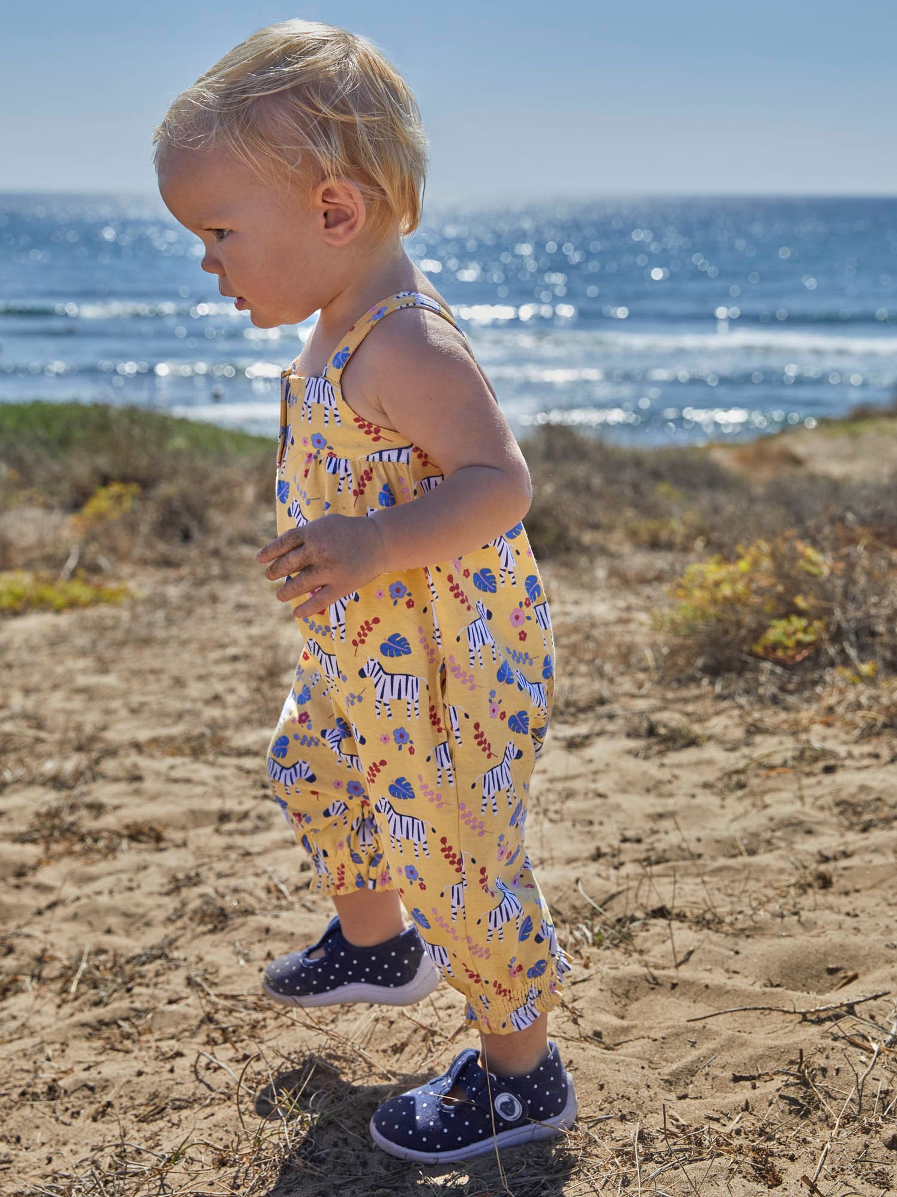 Yellow Zebra Print Jumpsuit - Image 2 of 4