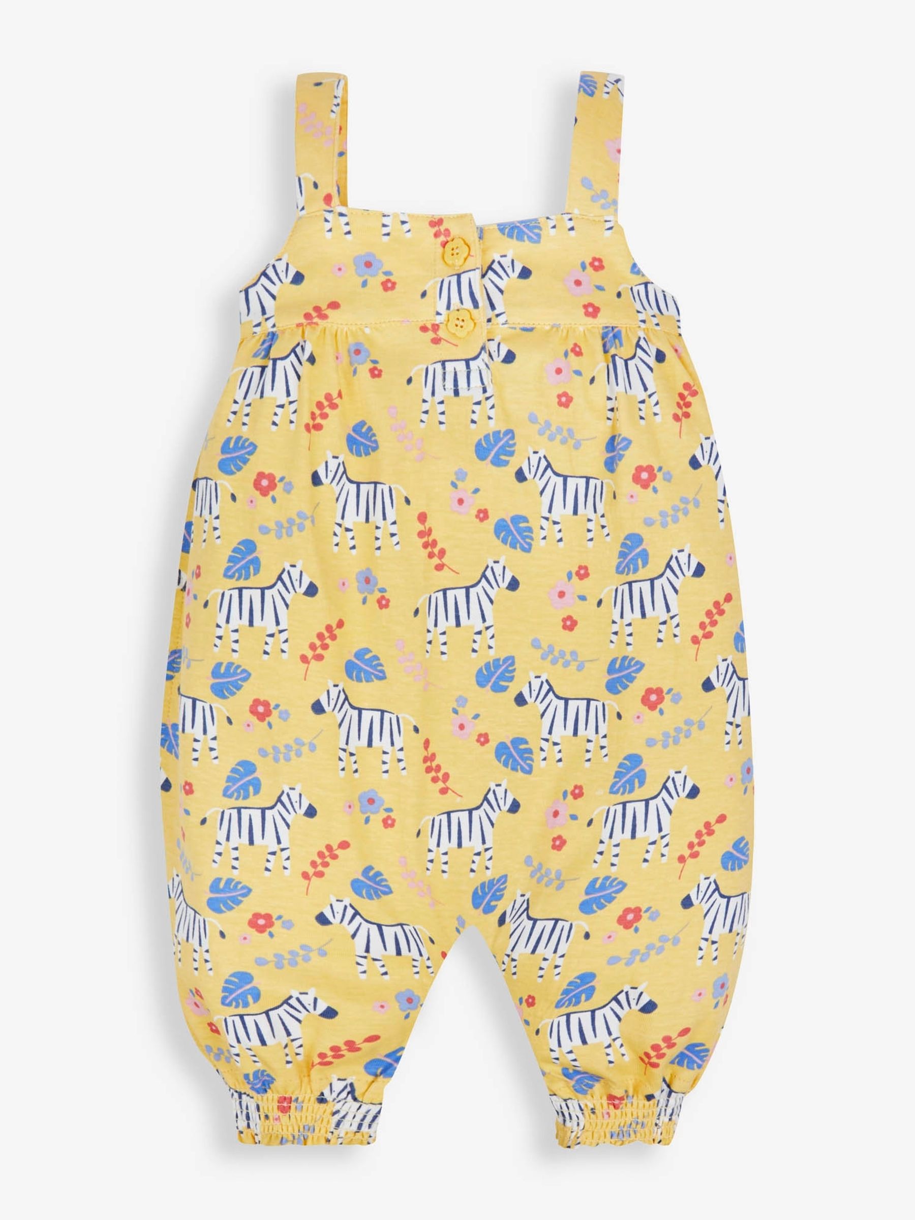 Yellow Zebra Print Jumpsuit - Image 3 of 4