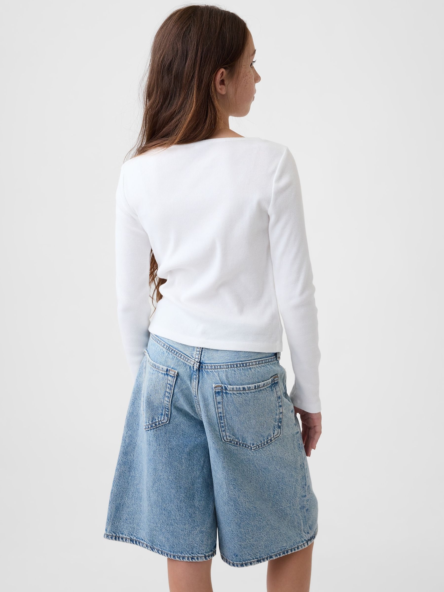 White Mini Logo Long Sleeve T-Shirt - Image 2 of 4