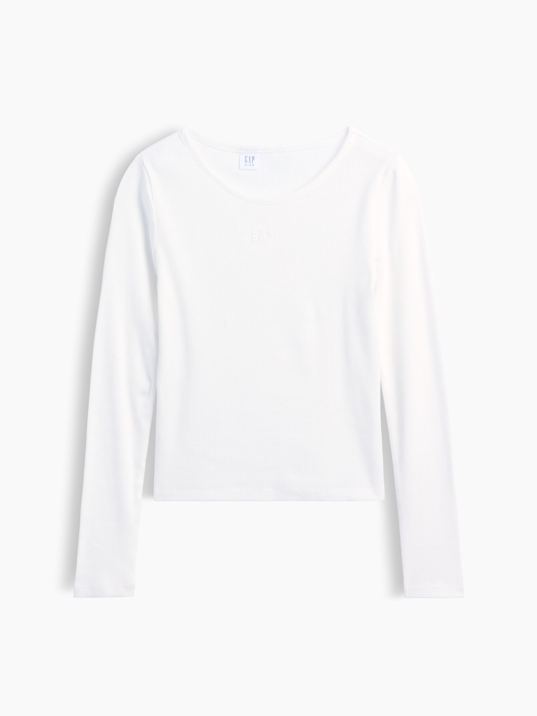 White Mini Logo Long Sleeve T-Shirt - Image 3 of 4