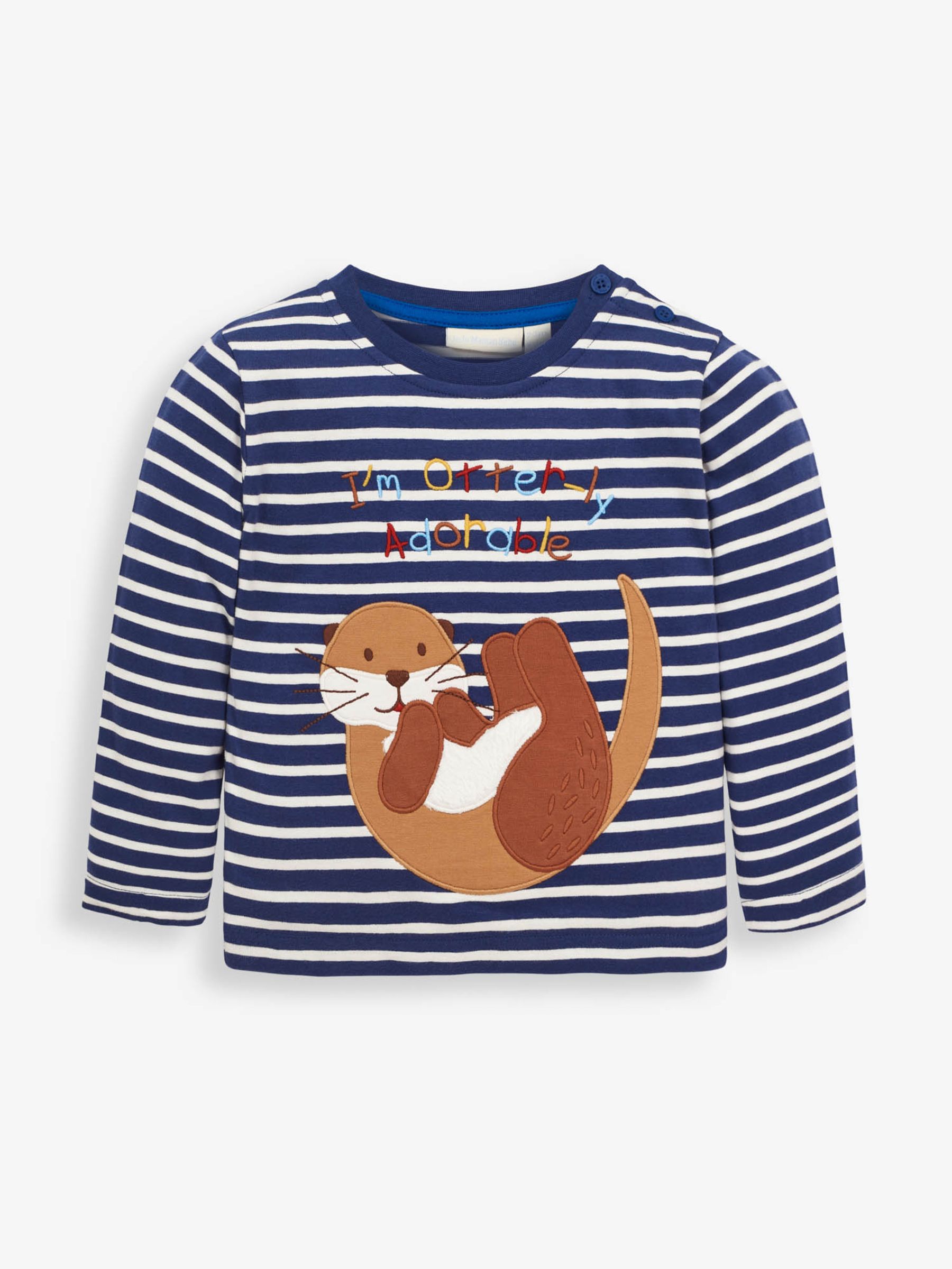 Indigo Kids Otter-ly Adorable Appliqué Top - Image 1 of 4