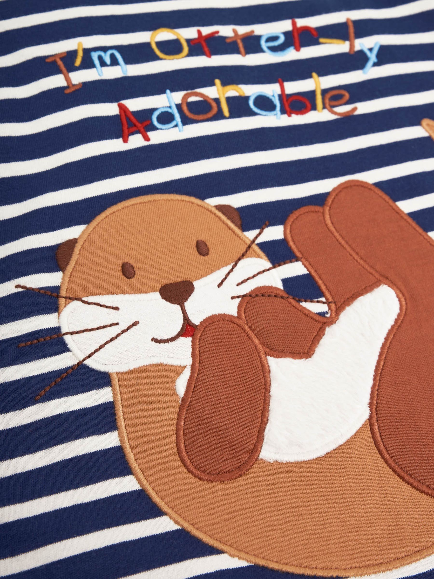Indigo Kids Otter-ly Adorable Appliqué Top - Image 2 of 4
