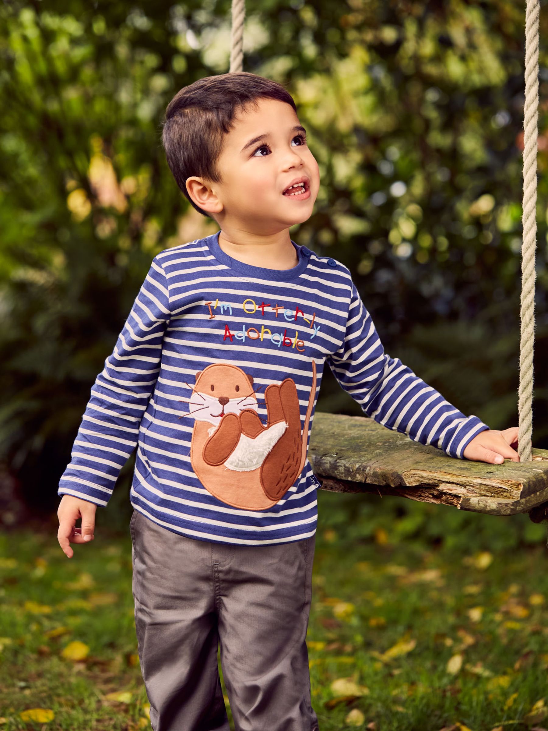 Indigo Kids Otter-ly Adorable Appliqué Top - Image 4 of 4
