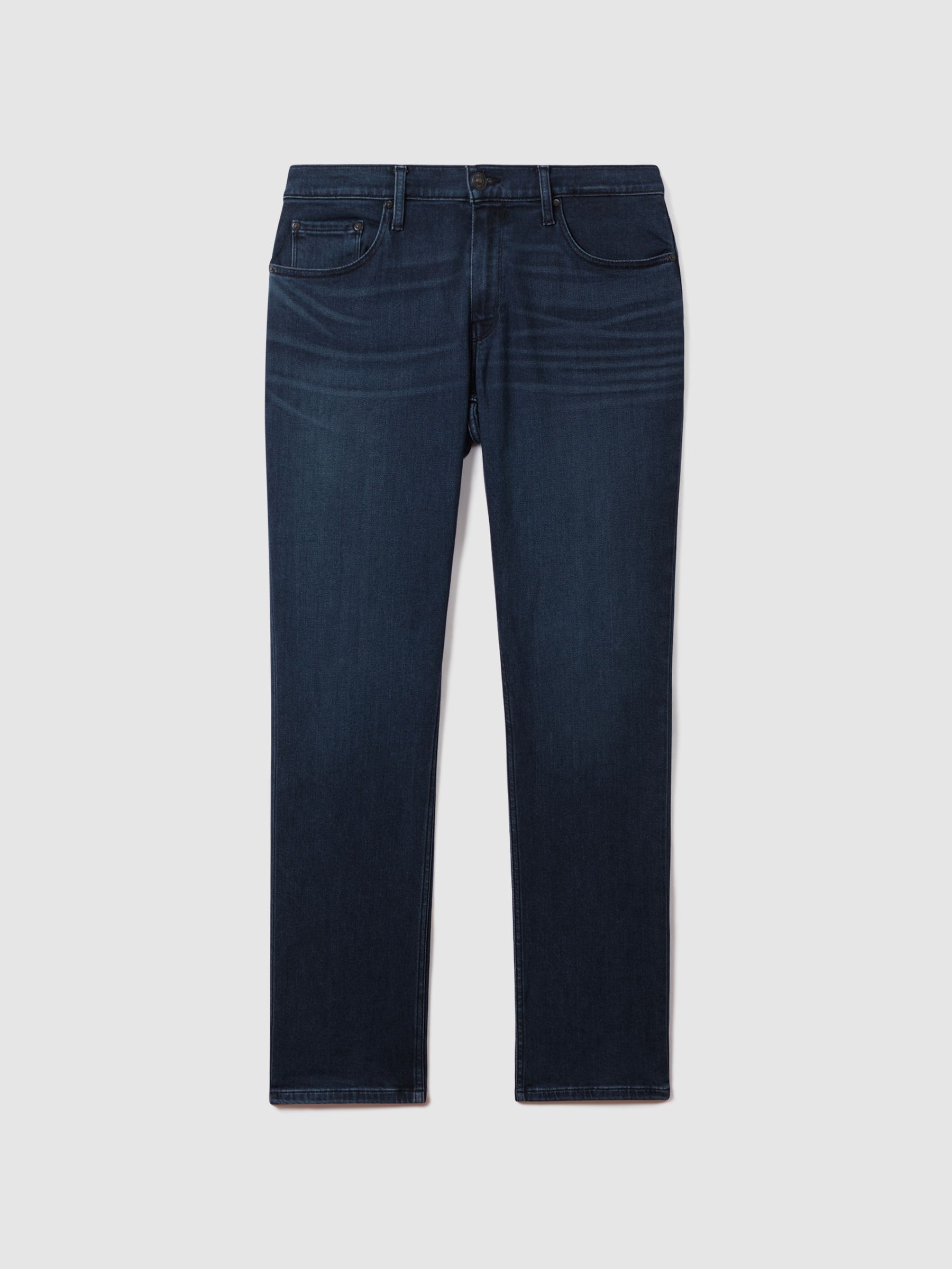 Paige Regular Fit Straight Leg Jeans in Damon - Image 2 of 5