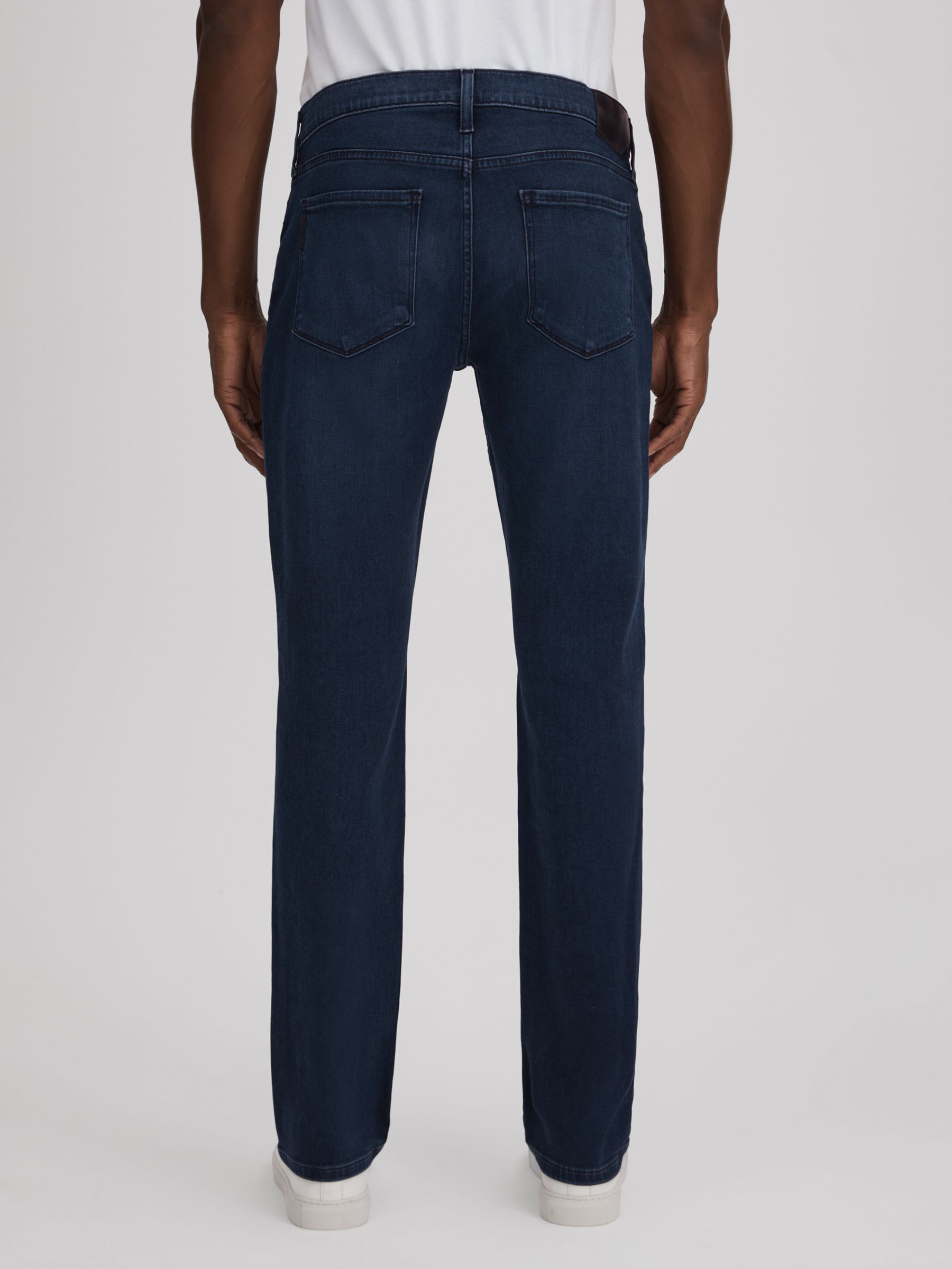 Paige Regular Fit Straight Leg Jeans in Damon - Image 5 of 5