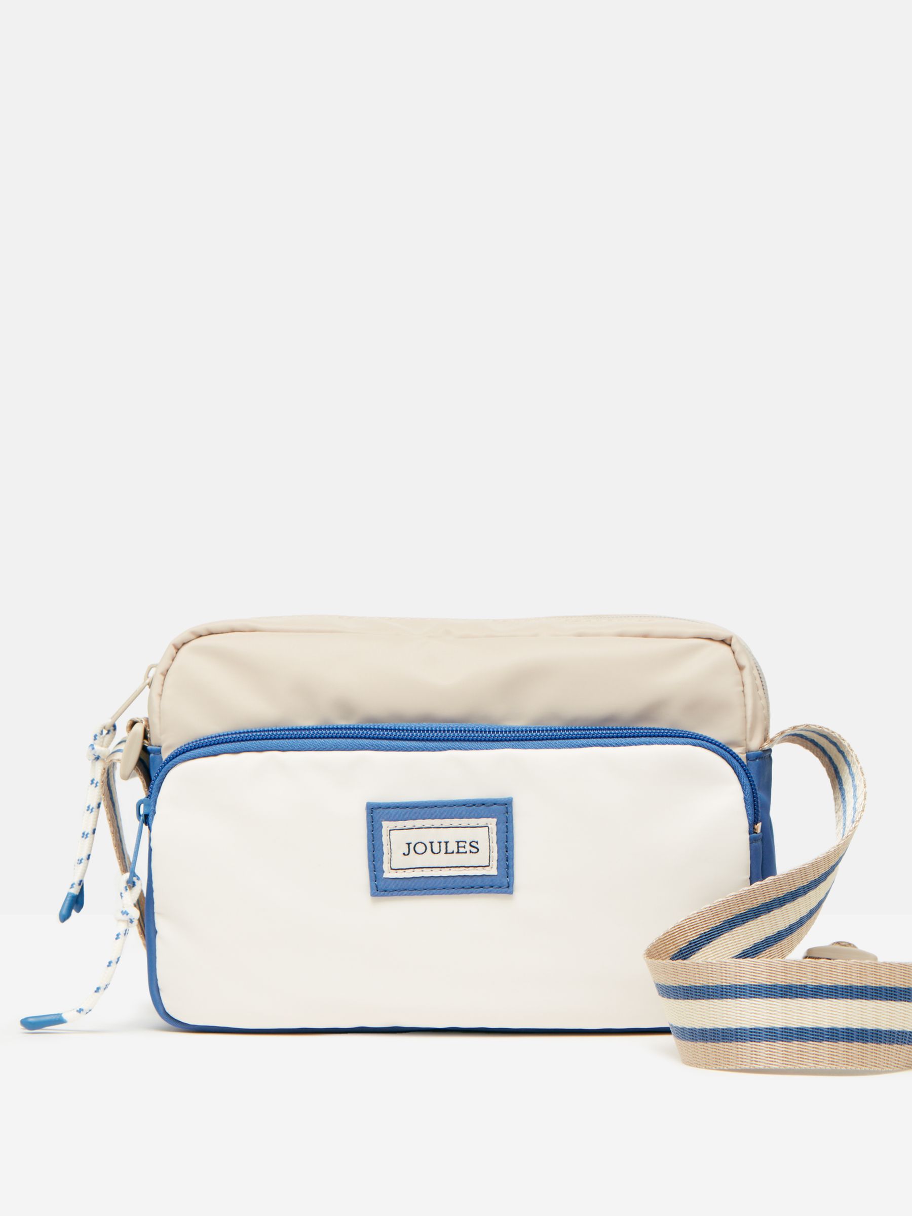 Marlow Cream/Blue Lightweight Cross Body Bag - Image 3 of 7