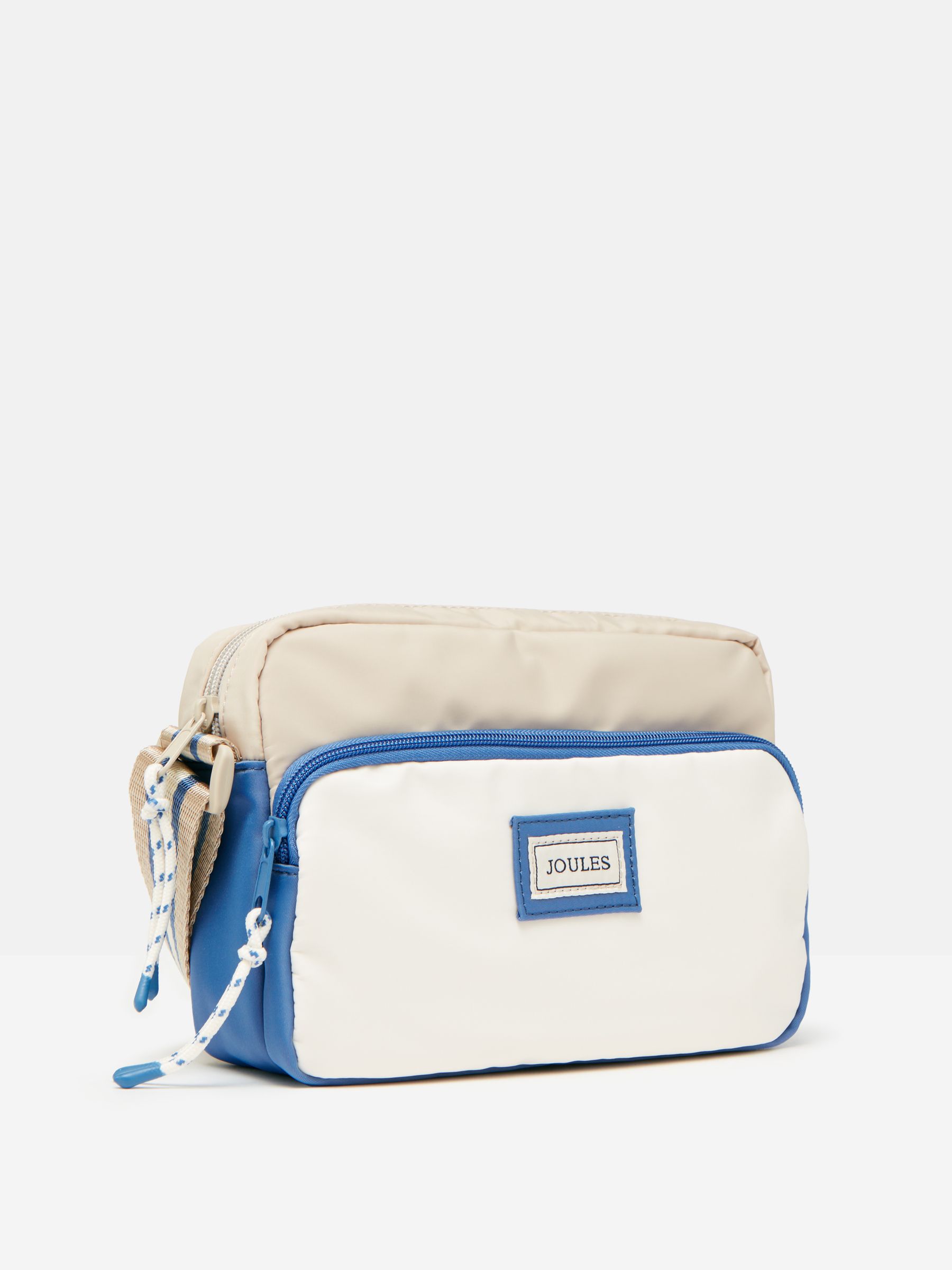 Marlow Cream/Blue Lightweight Cross Body Bag - Image 4 of 7