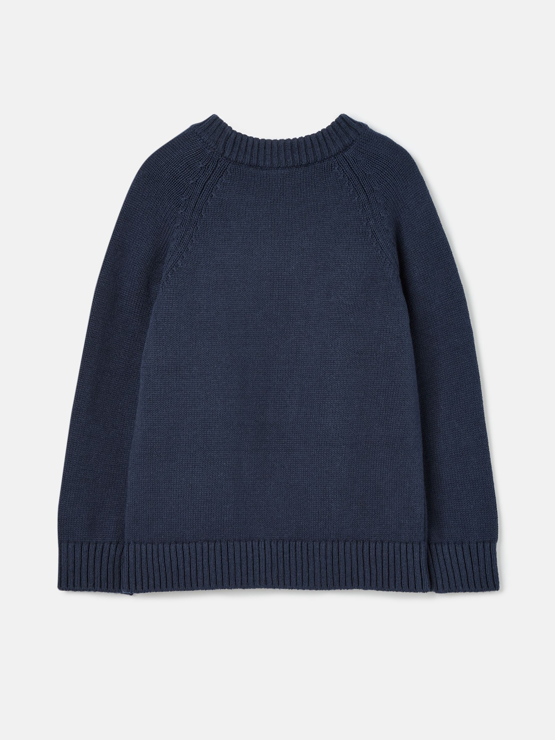 The Cracking Knit Navy Blue Festive Knitted Jumper - Image 3 of 5