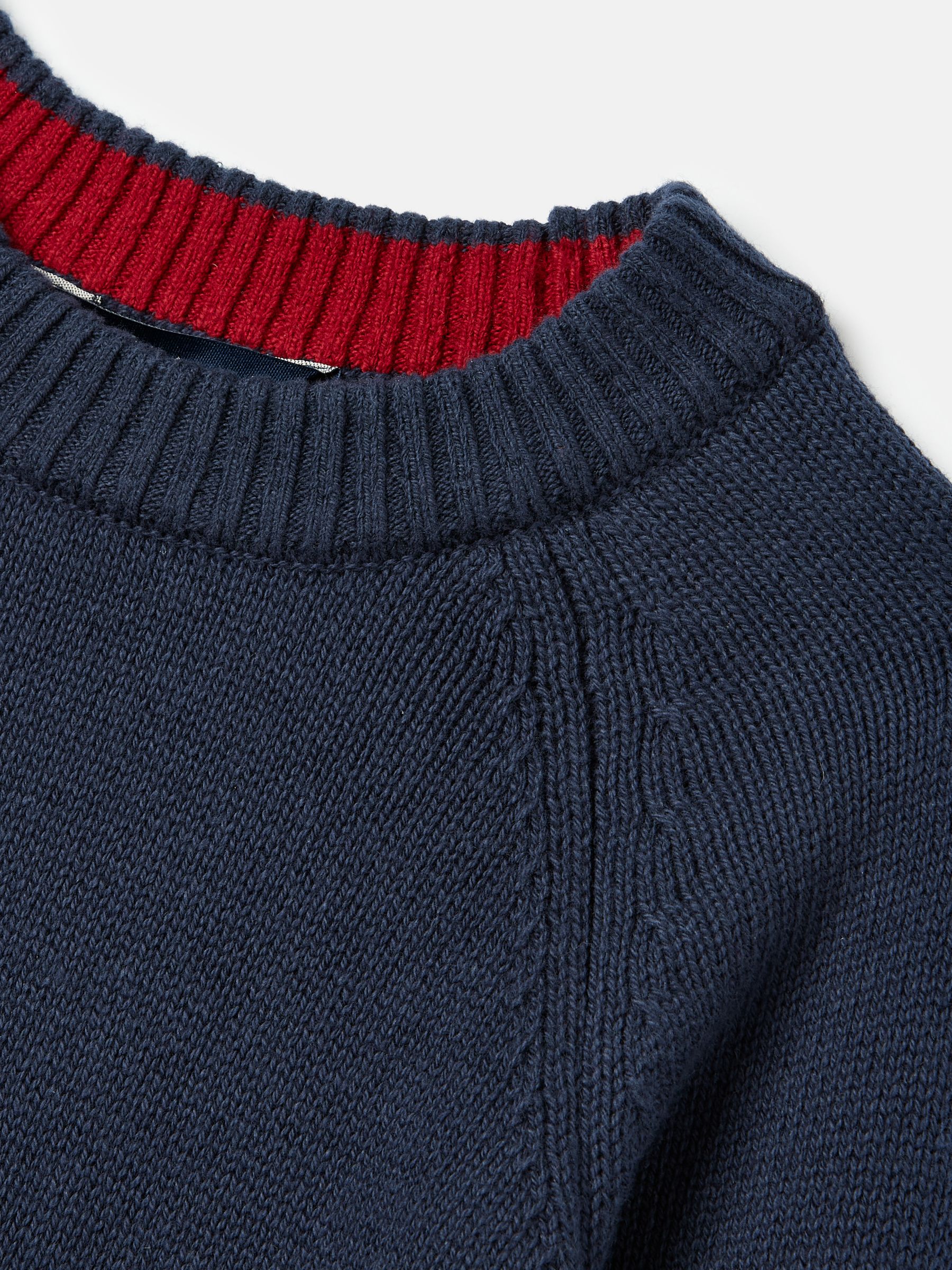 The Cracking Knit Navy Blue Festive Knitted Jumper - Image 5 of 5