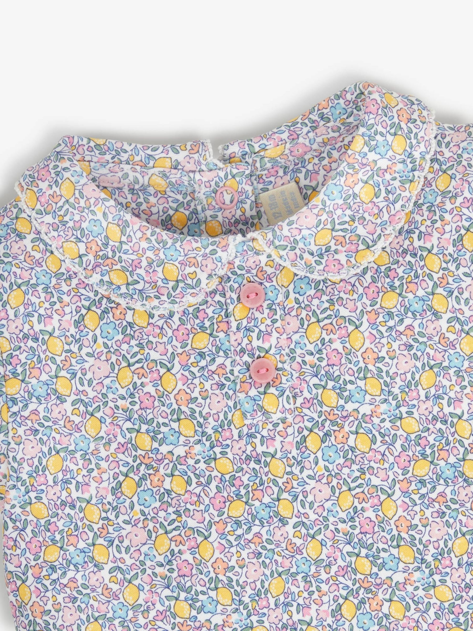 Lemon Ditsy Print Peter Pan Collar T-Shirt - Image 2 of 3