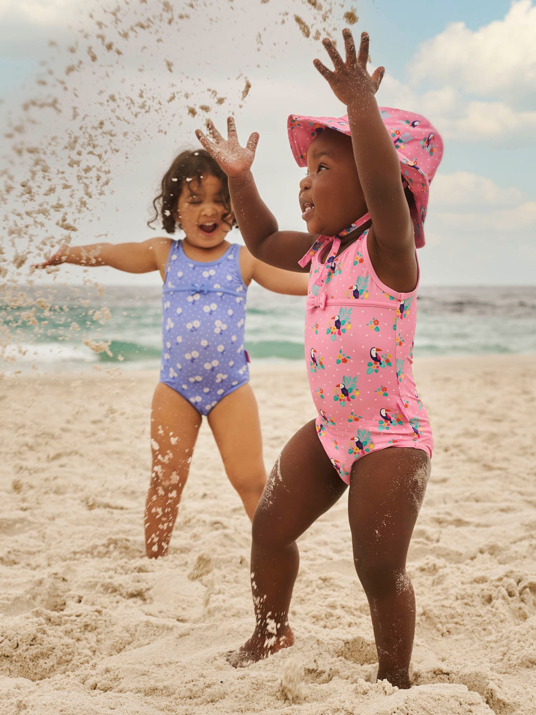 Toucan Girls' Toucan Print Swimsuit - Image 2 of 7