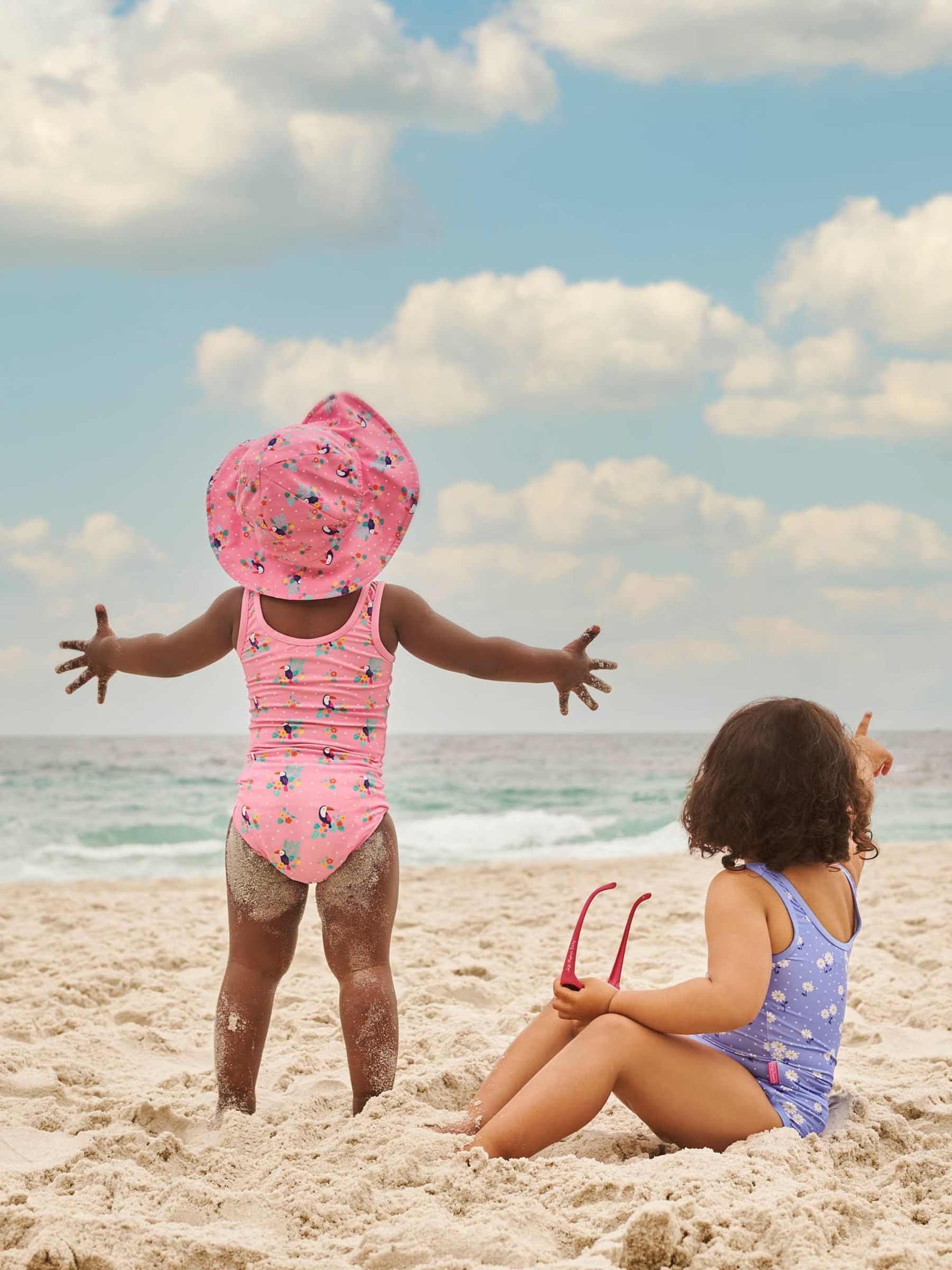 Toucan Girls' Toucan Print Swimsuit - Image 4 of 7
