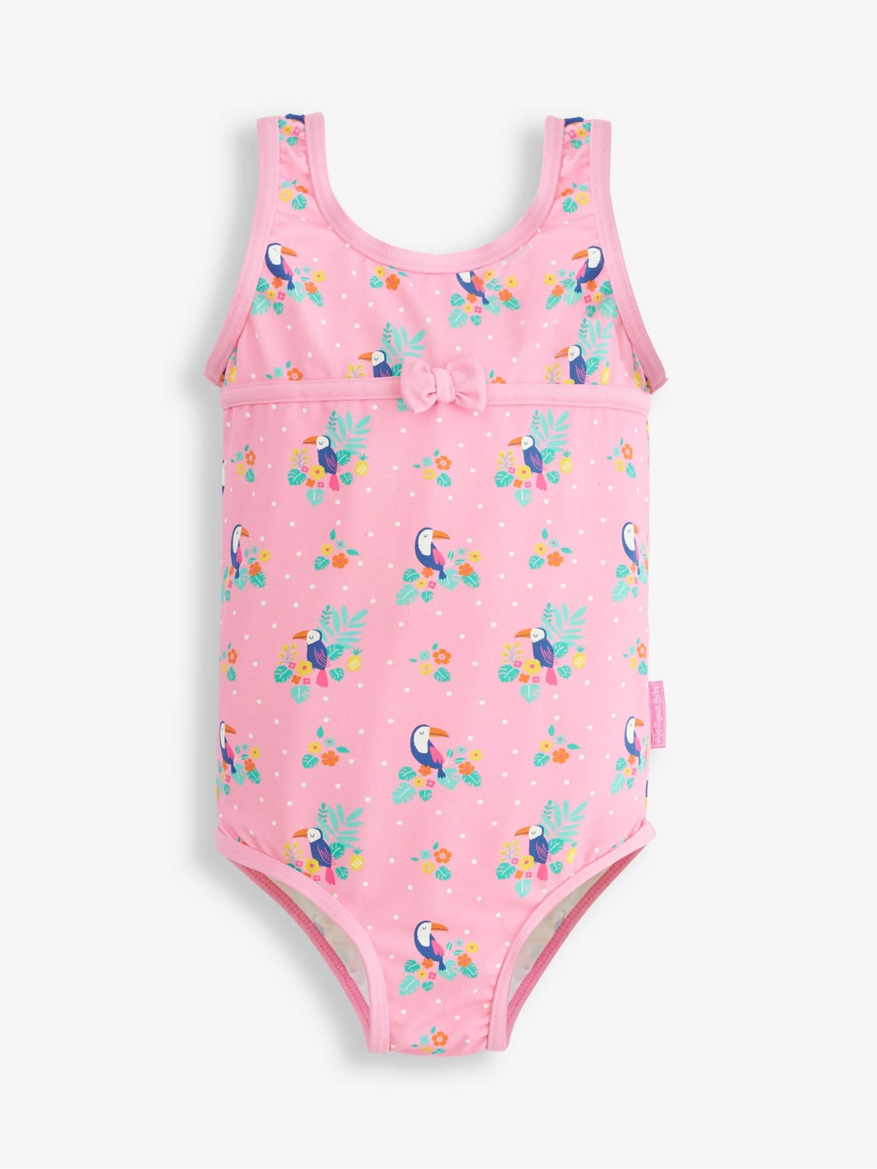 Toucan Girls' Toucan Print Swimsuit - Image 6 of 7