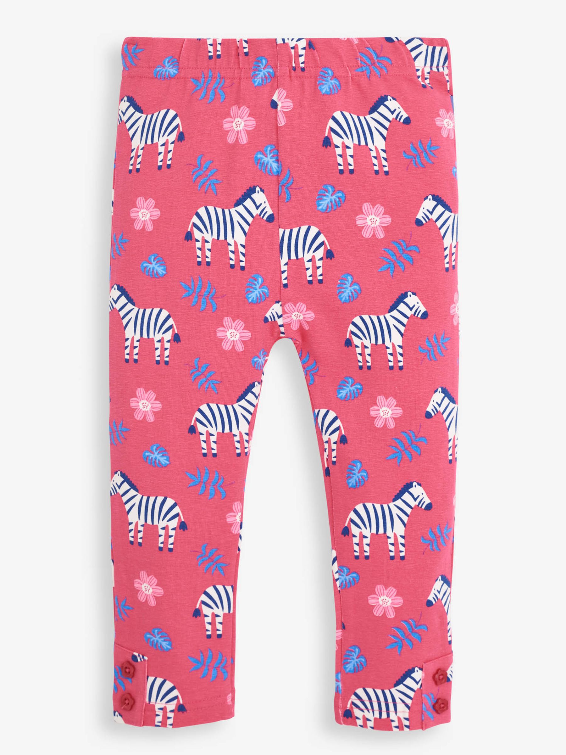 Orchid Girls Zebra Print & Blue Leggings 2-Pack - Image 2 of 7