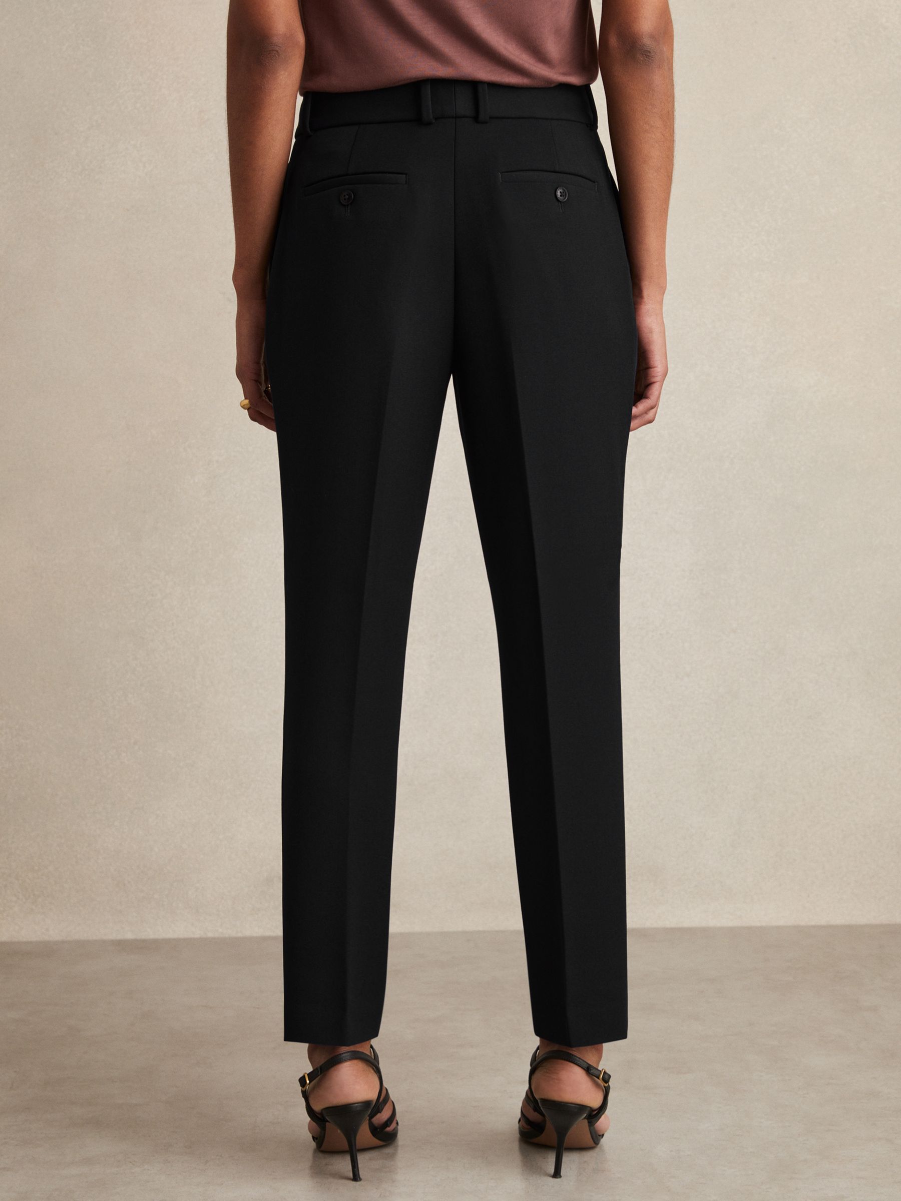 Petite Slim Fit Suit Trousers in Black - Image 5 of 8