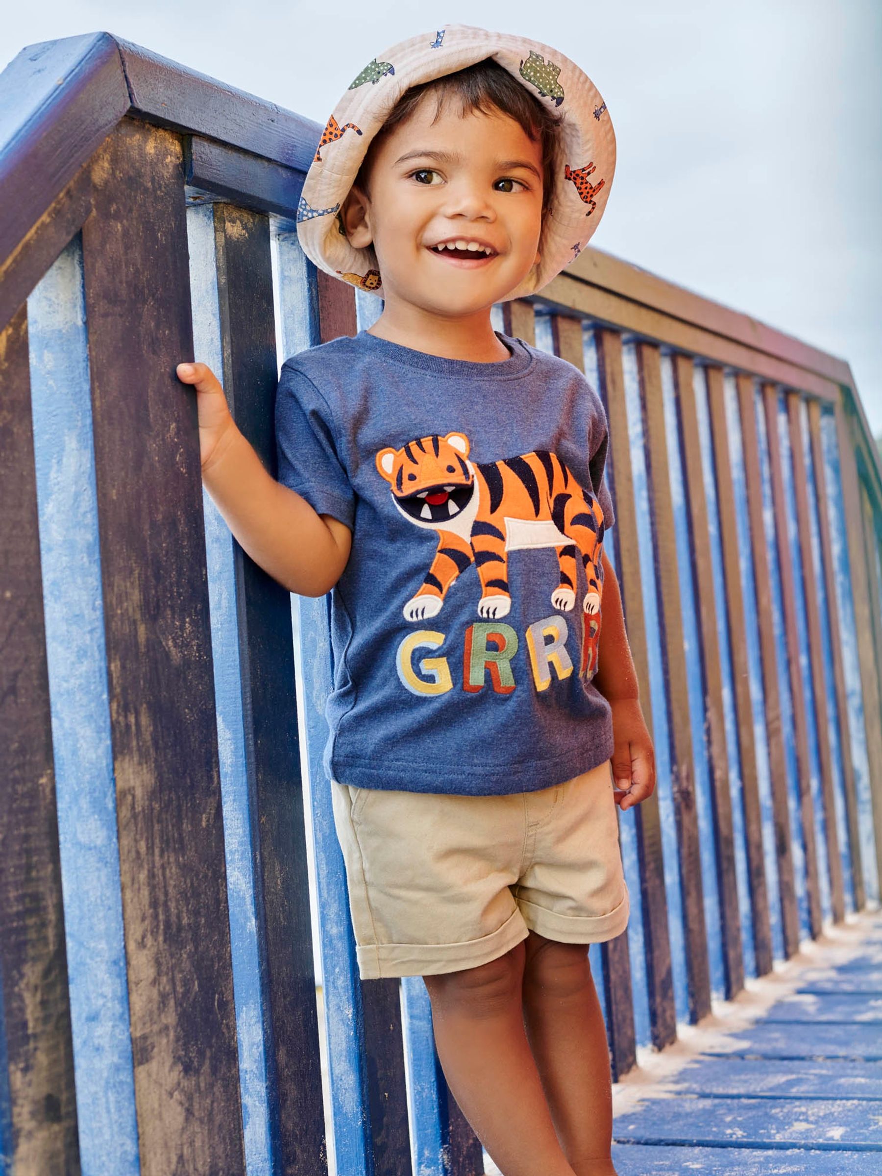 Indigo Kids' Tiger T-Shirt - Image 1 of 3