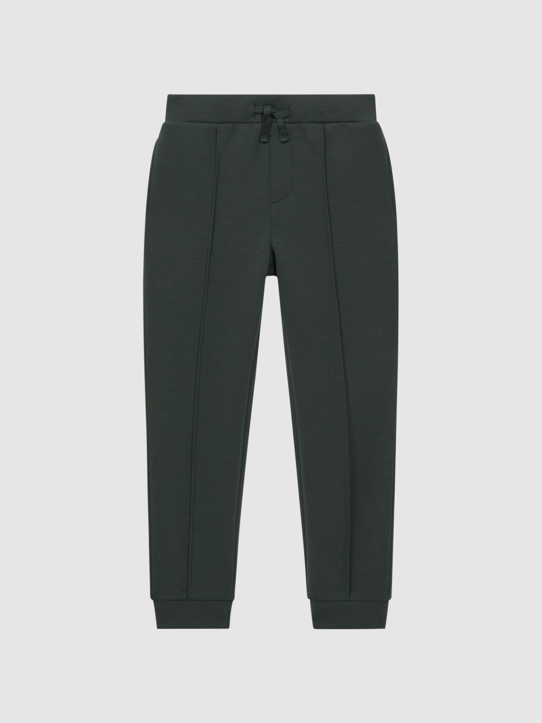 Senior Drawstring Jersey Joggers in Forest Green - Image 2 of 5