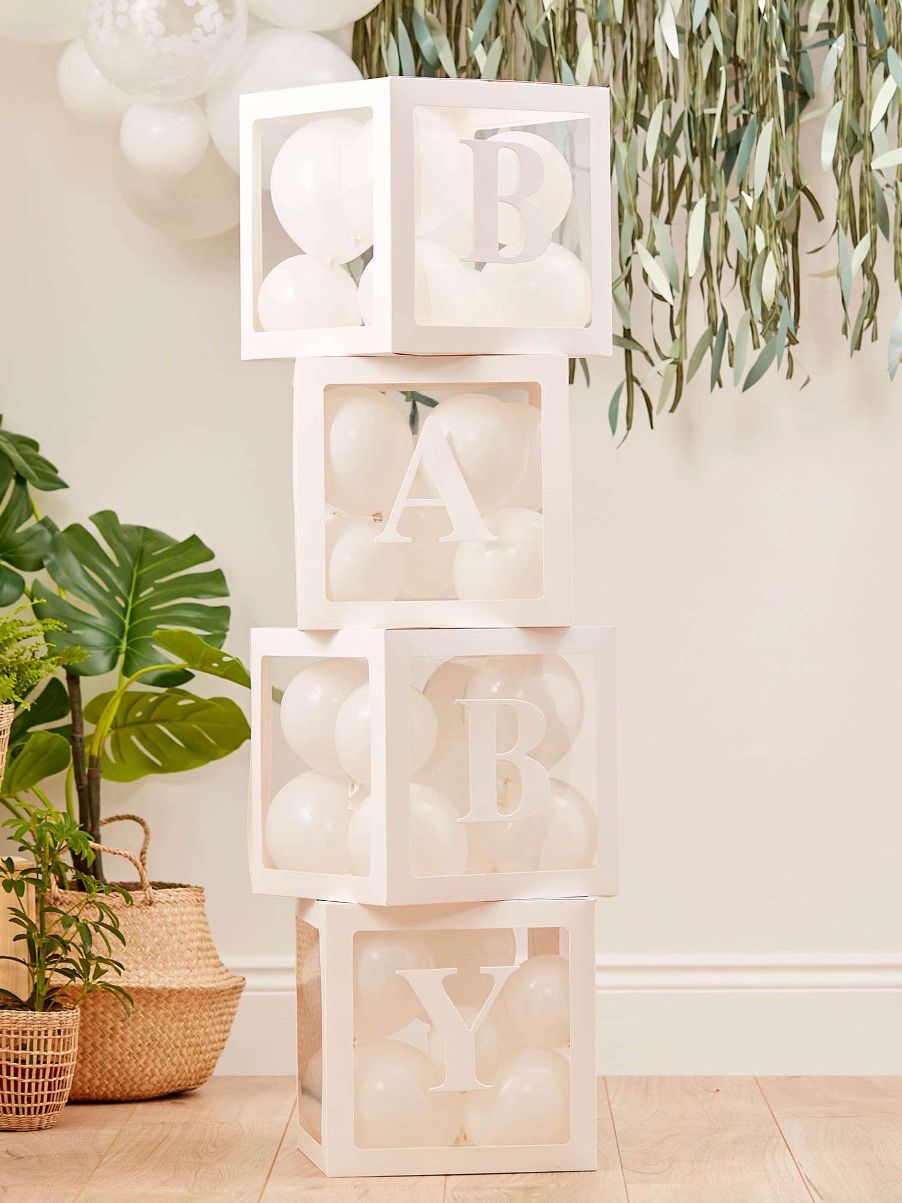 Ginger Ray Pop up Baby Balloon Blocks - Image 2 of 2