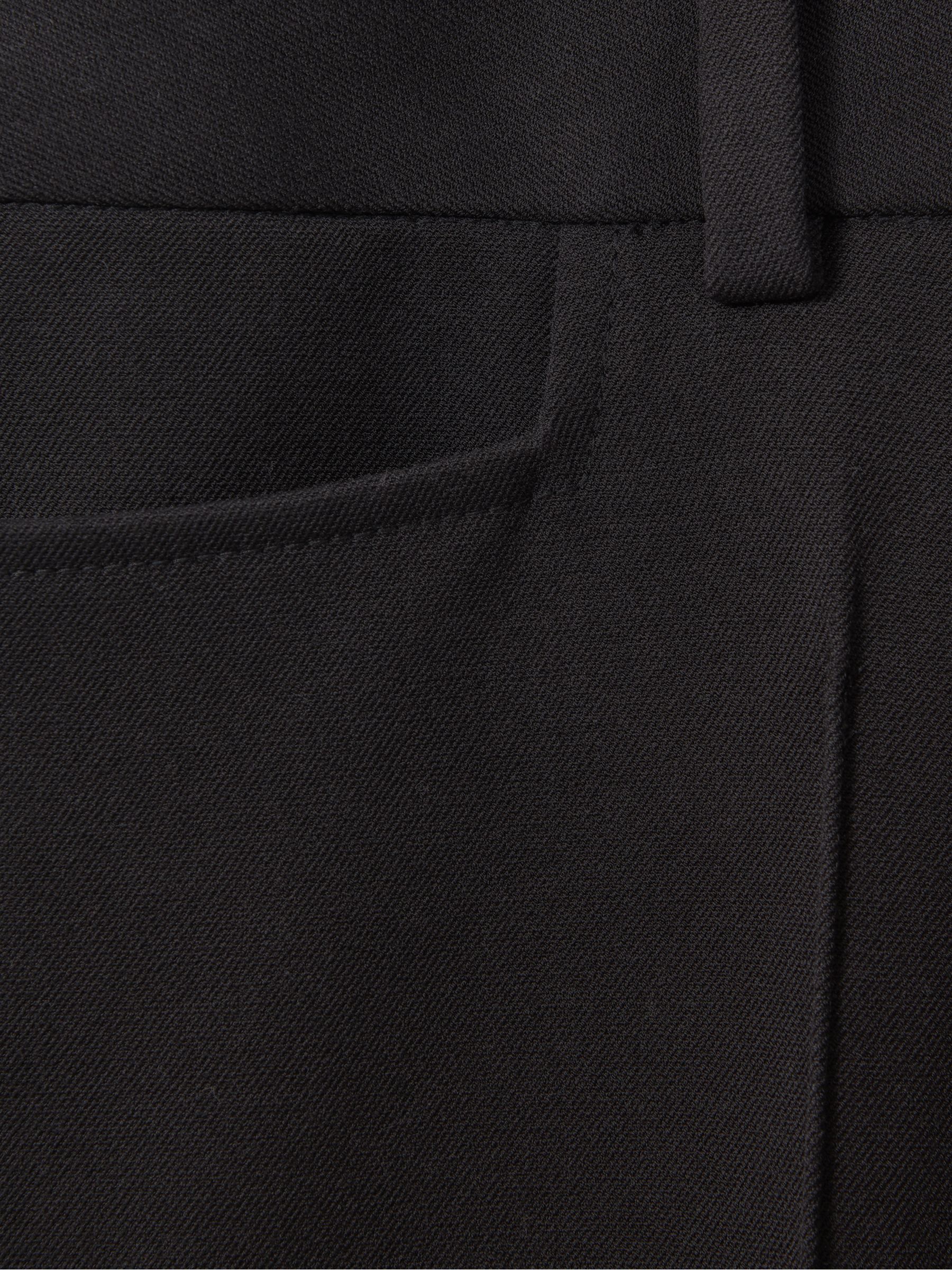 Flared Suit Trousers in Black - Image 7 of 7