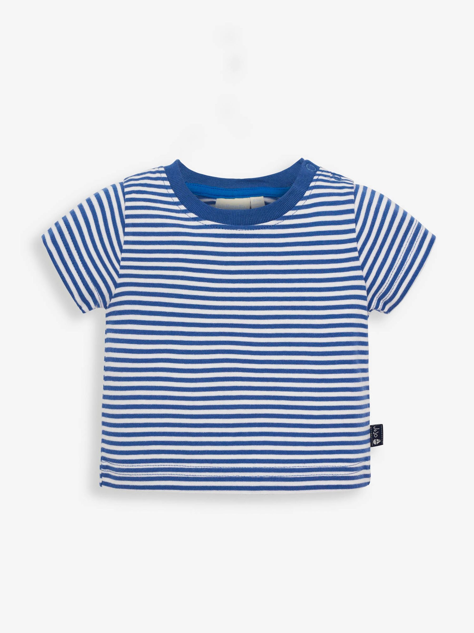 Indigo 2-Piece Nautical Dog Print Baby Dungarees Set - Image 2 of 3