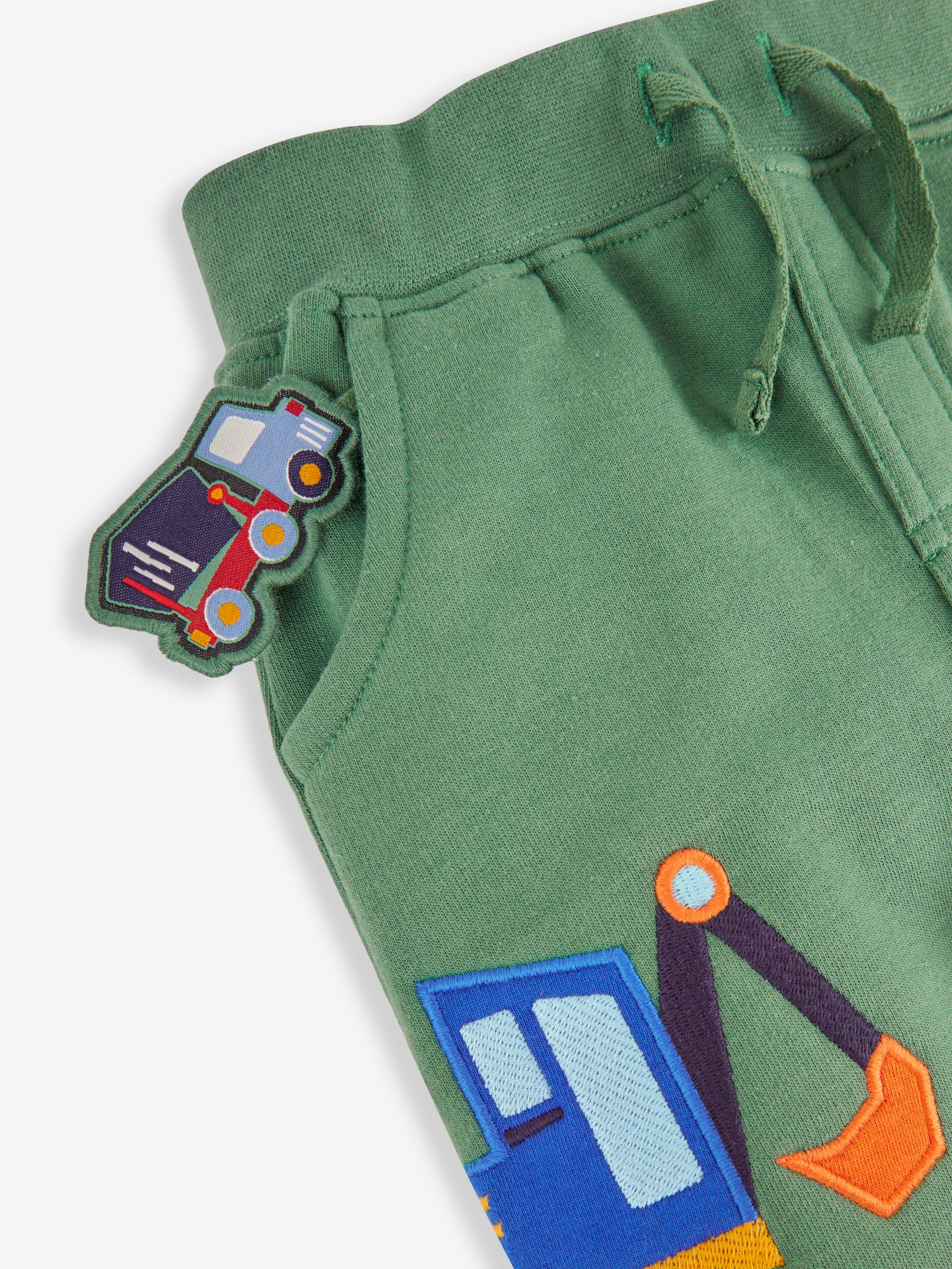 Green Digger Appliqué Joggers With Pet In Pocket - Image 3 of 3