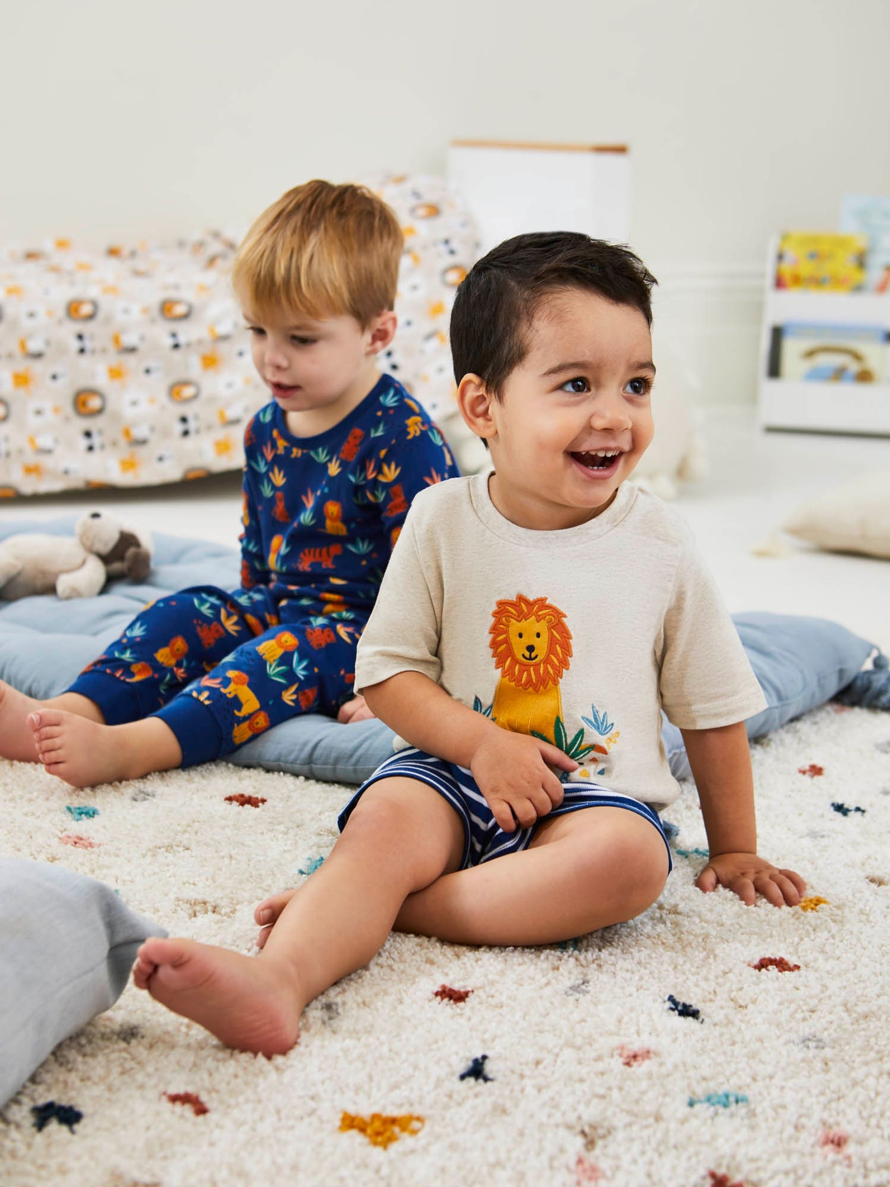 Cobalt Boys' 2-Pack Safari Jersey Pyjamas - Image 10 of 11
