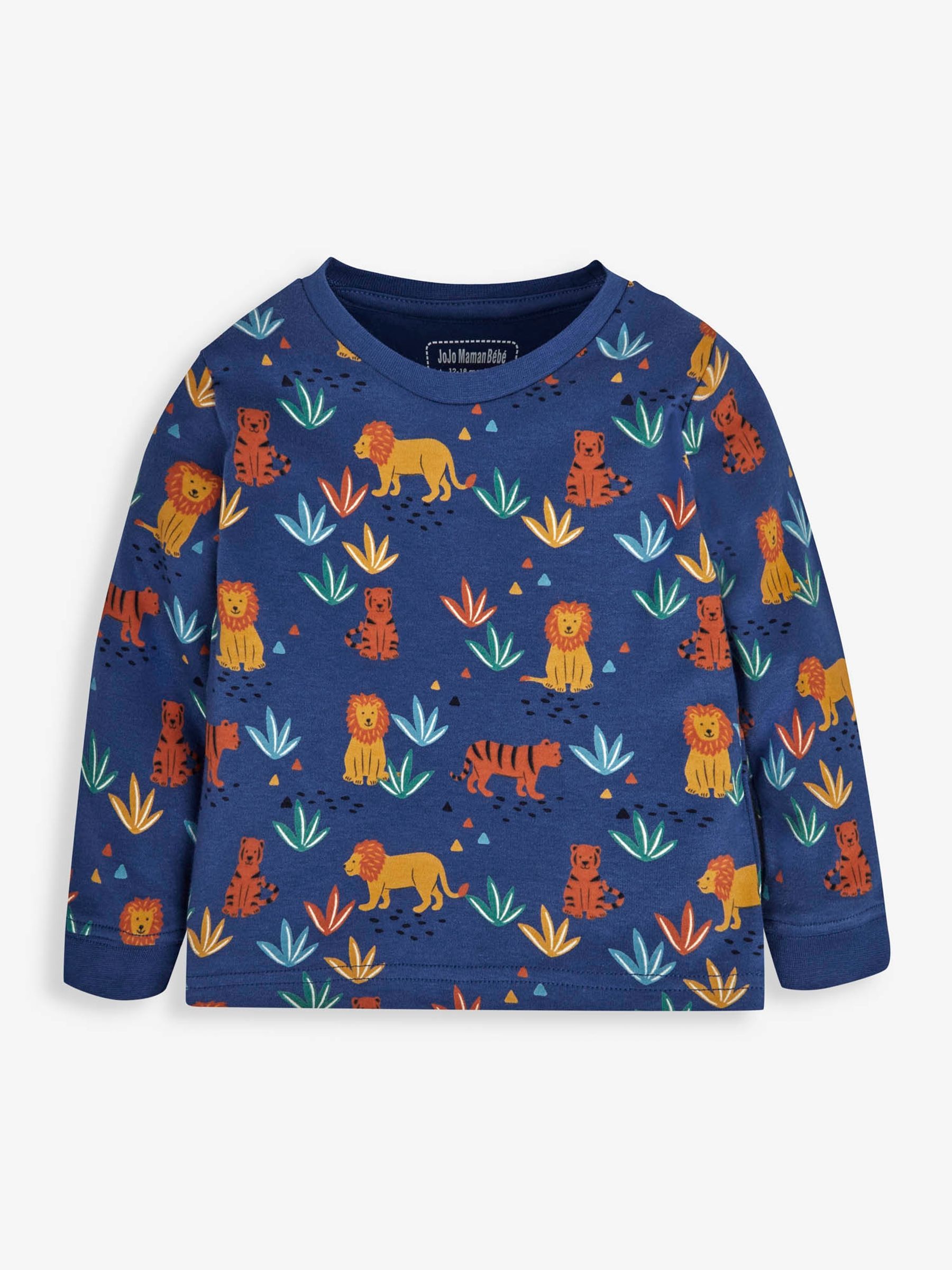 Cobalt Boys' 2-Pack Safari Jersey Pyjamas - Image 3 of 11