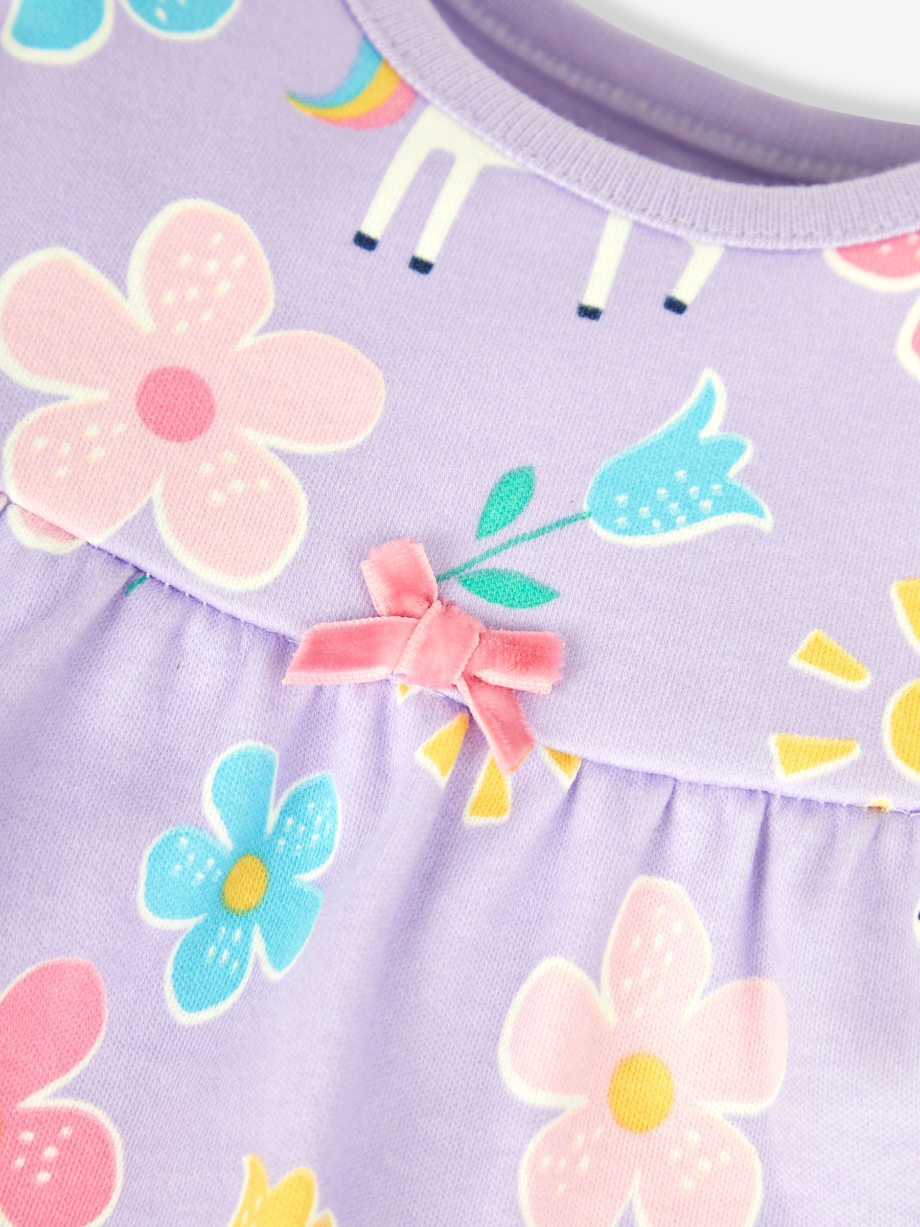 Lilac Girls' Unicorn Glow-In-The-Dark  Pyjamas - Image 9 of 9